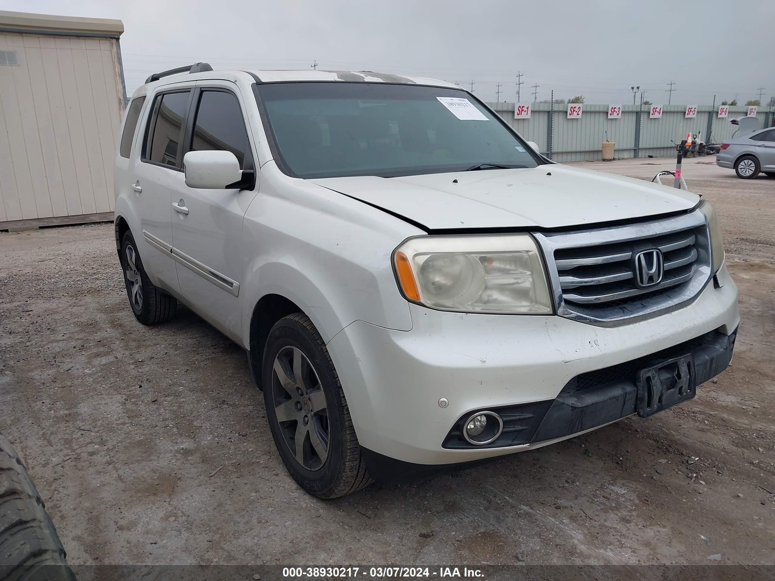 HONDA PILOT 2012 5fnyf4h92cb069404