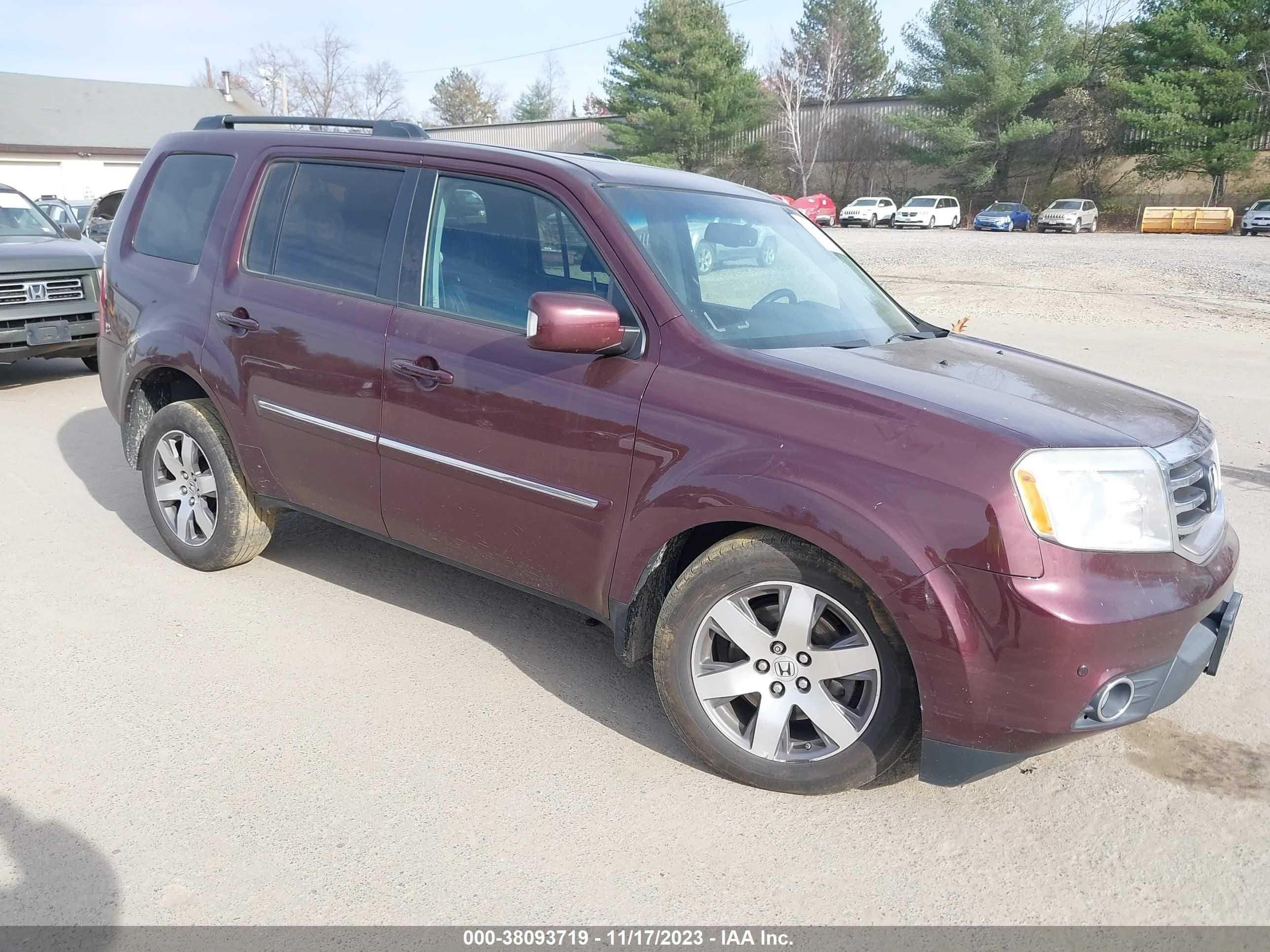 HONDA PILOT 2013 5fnyf4h92db067248