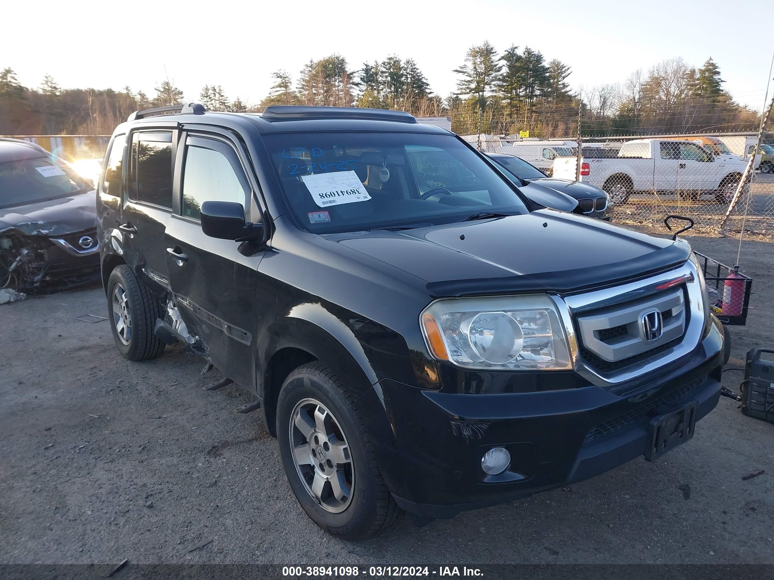 HONDA PILOT 2010 5fnyf4h94ab030553