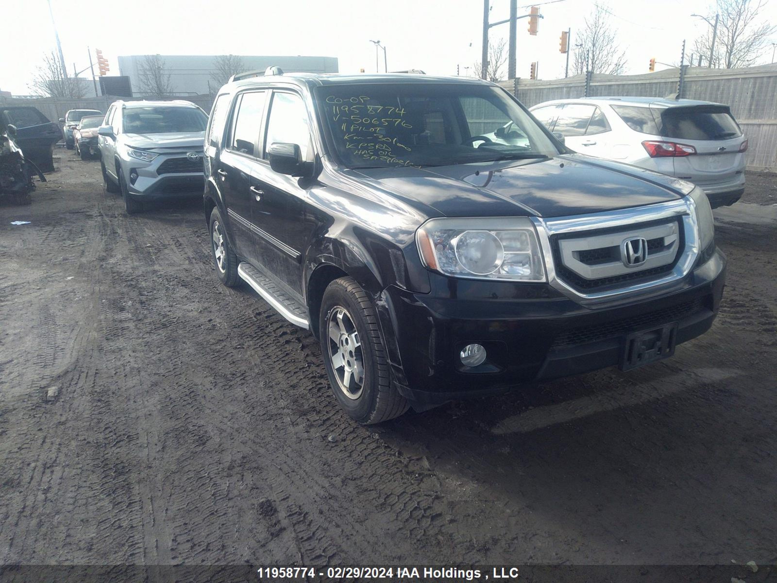 HONDA PILOT 2011 5fnyf4h96bb506576