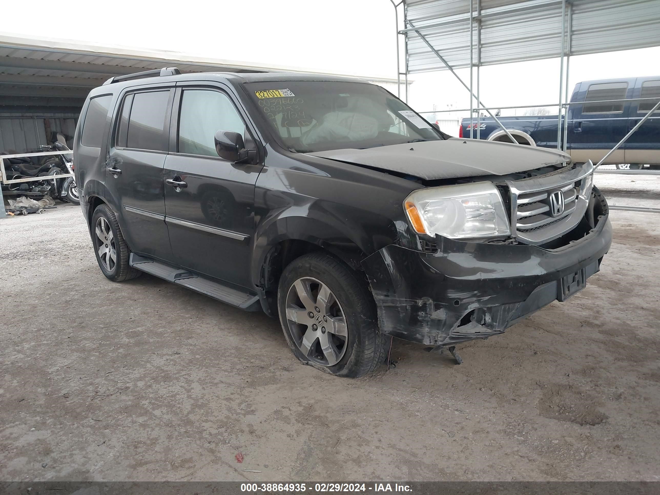 HONDA PILOT 2015 5fnyf4h96fb022123