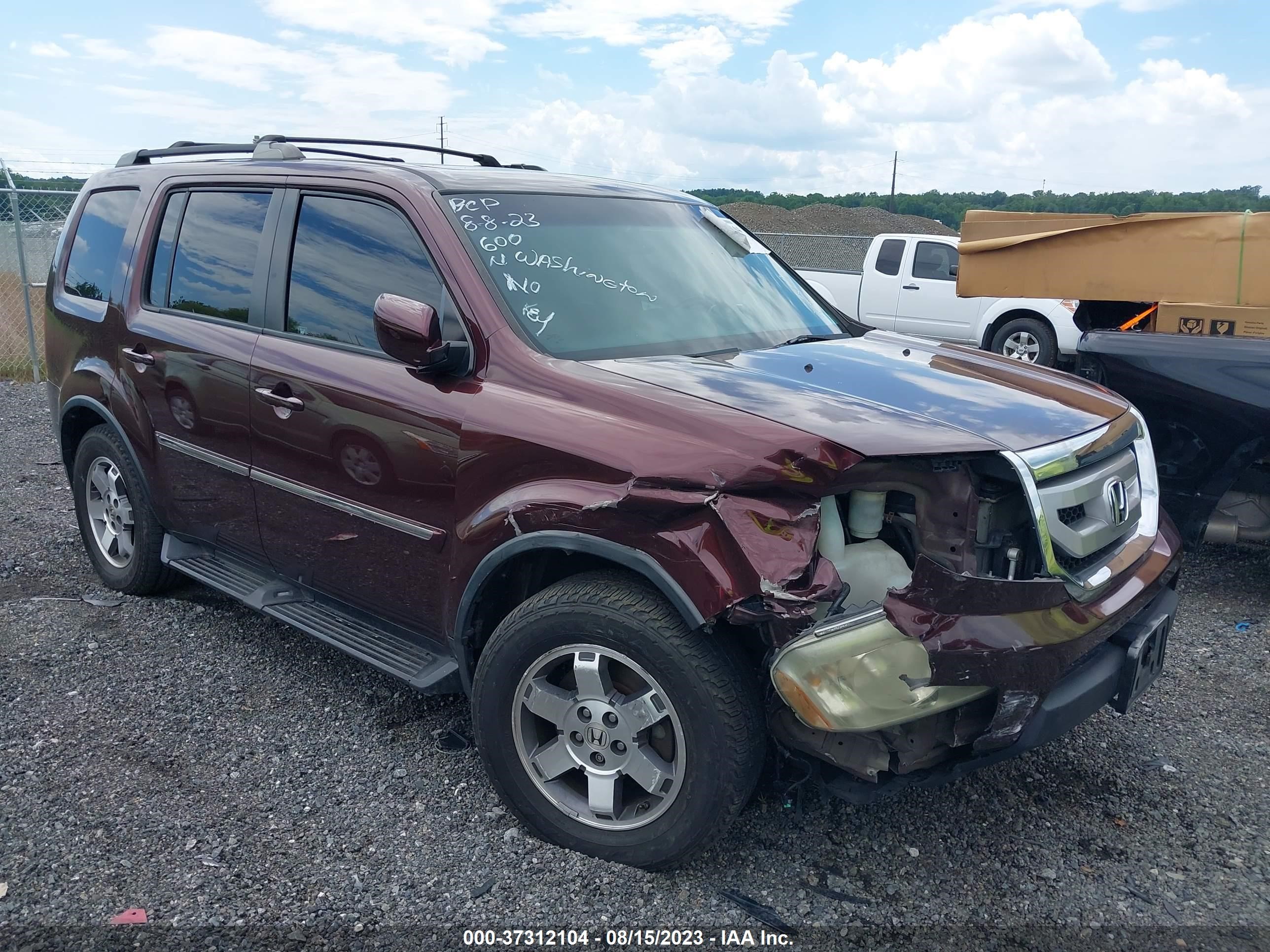 HONDA PILOT 2011 5fnyf4h99bb048452