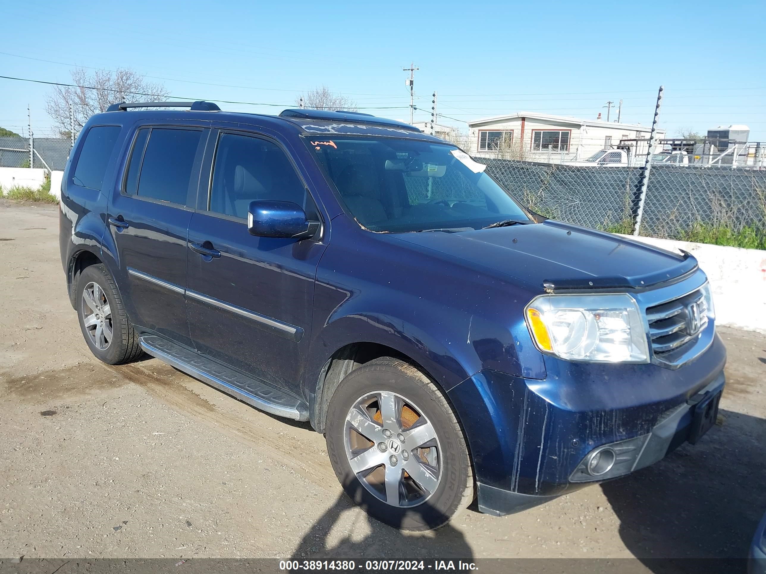 HONDA PILOT 2013 5fnyf4h99db007838