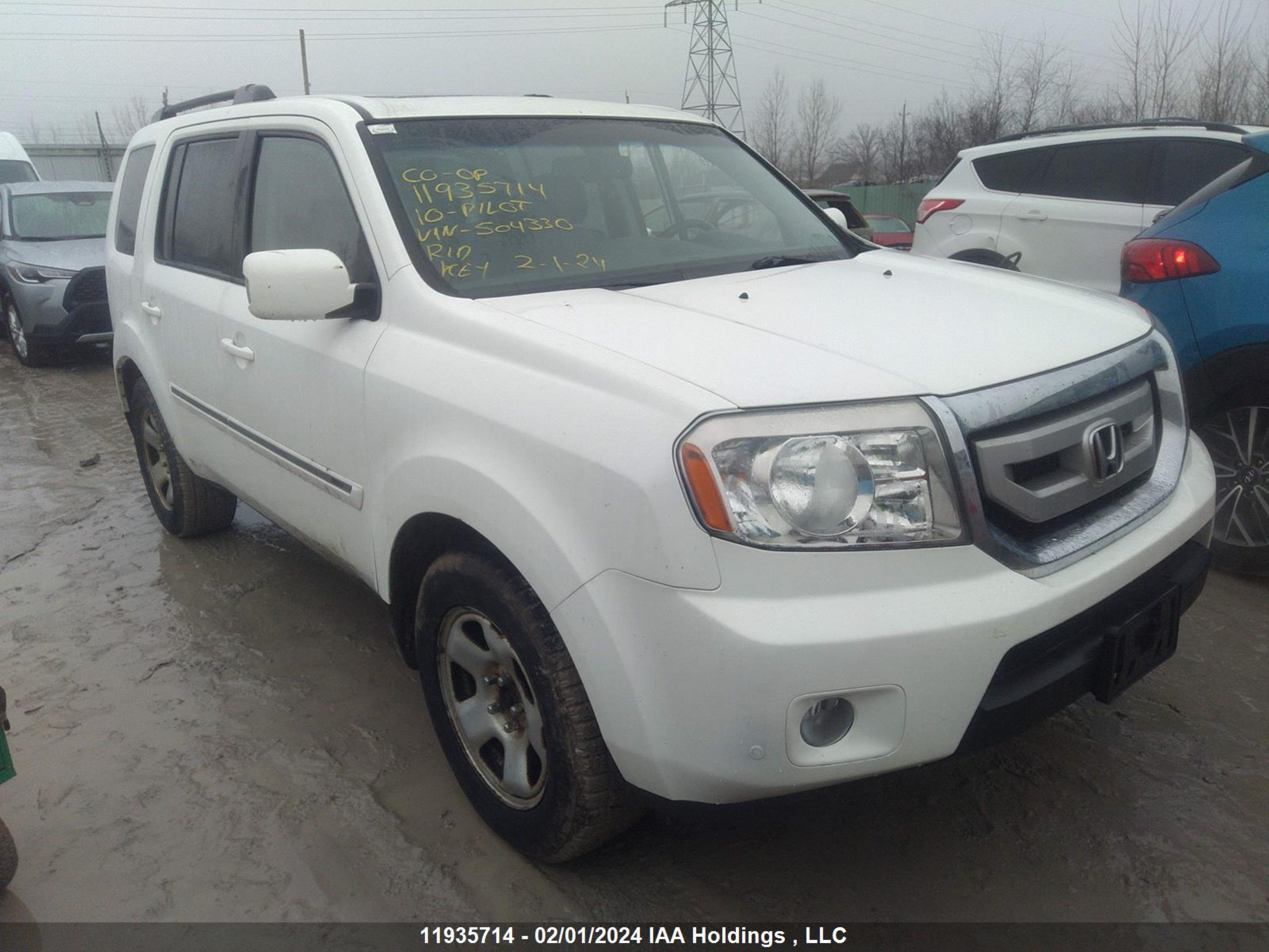 HONDA PILOT 2010 5fnyf4h9xab504330