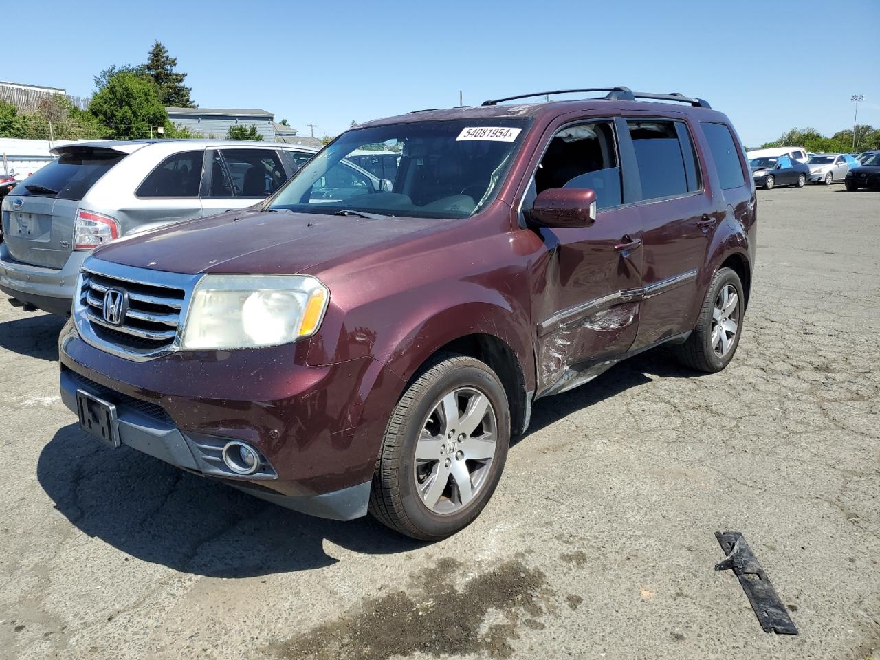 HONDA PILOT 2014 5fnyf4h9xeb042325