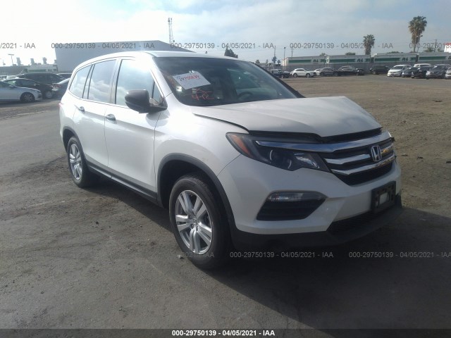 HONDA PILOT 2017 5fnyf5h10hb006521