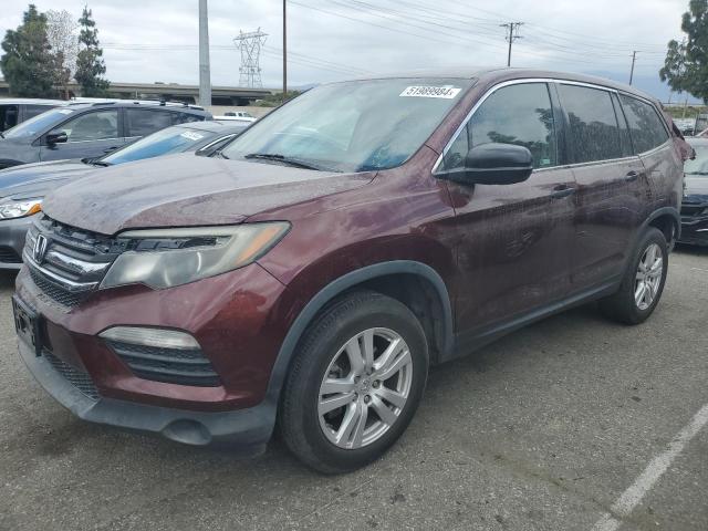 HONDA PILOT LX 2018 5fnyf5h12jb027862