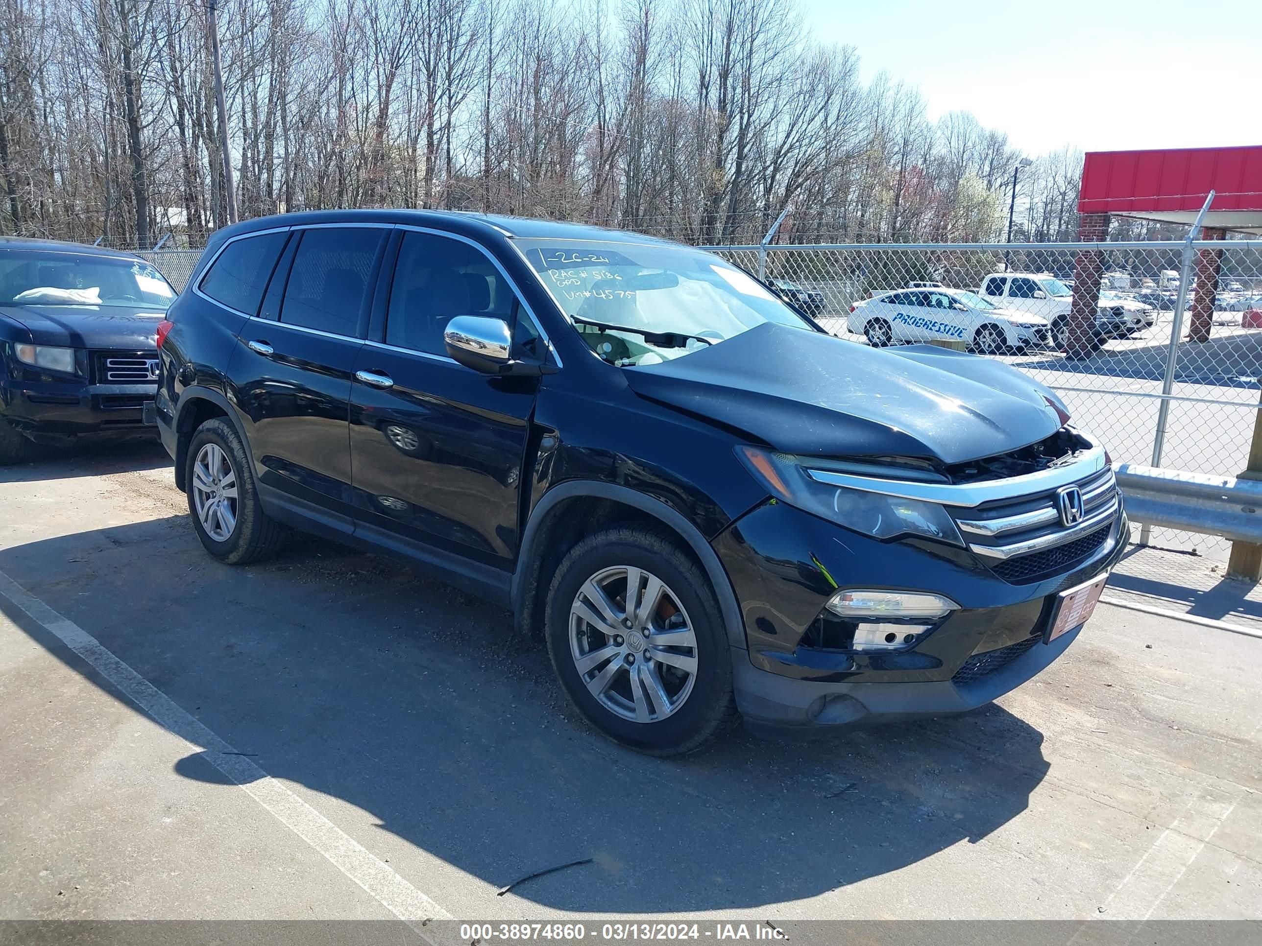 HONDA PILOT 2016 5fnyf5h14gb004575