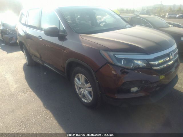 HONDA PILOT 2017 5fnyf5h14hb040221