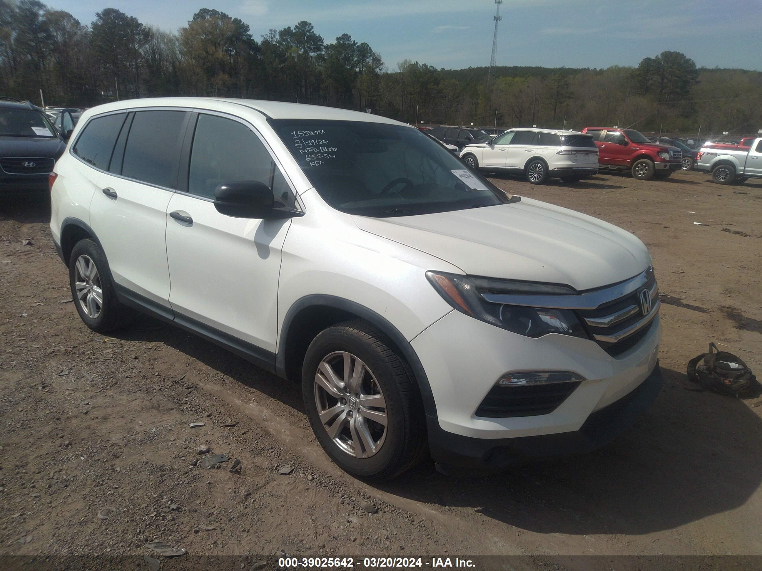 HONDA PILOT 2018 5fnyf5h1xjb024689