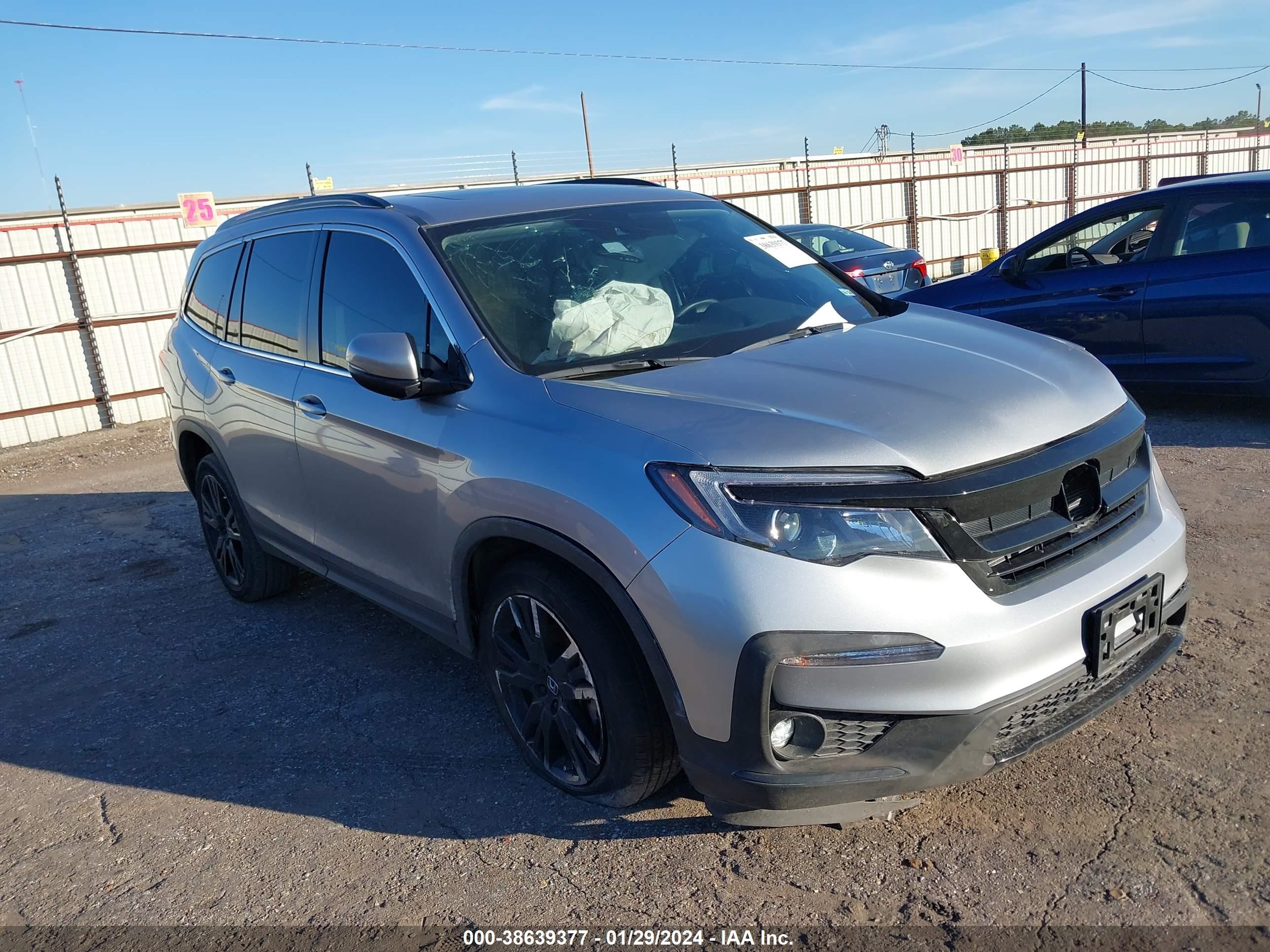 HONDA PILOT 2022 5fnyf5h21nb029519