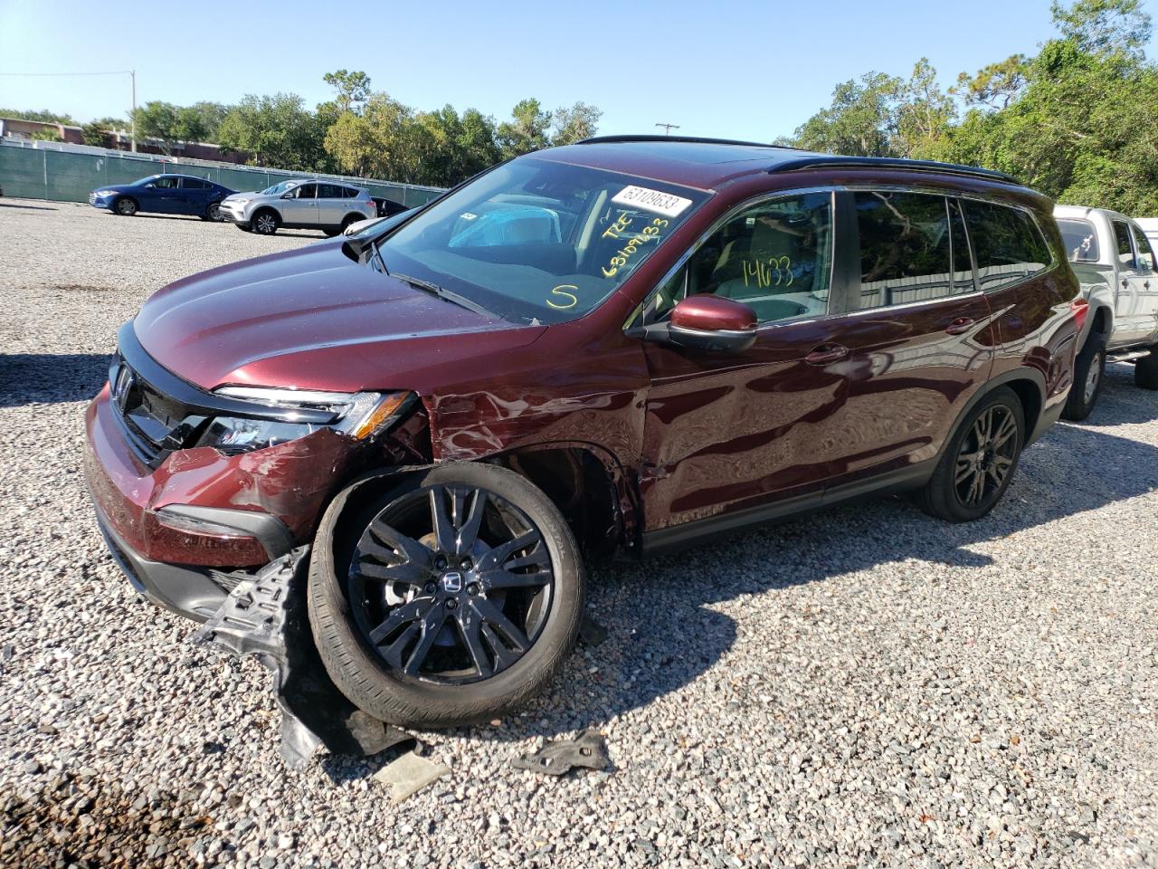 HONDA PILOT 2022 5fnyf5h28nb011020