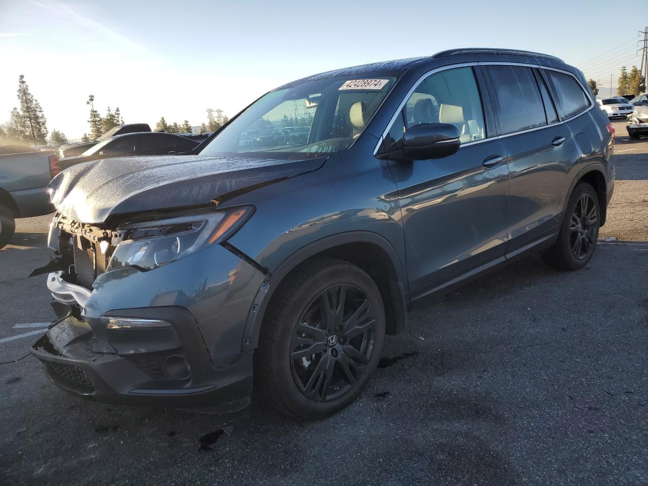 HONDA PILOT 2022 5fnyf5h28nb025337