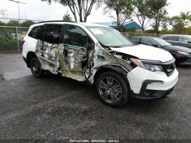 HONDA PILOT 2022 5fnyf5h30nb007505