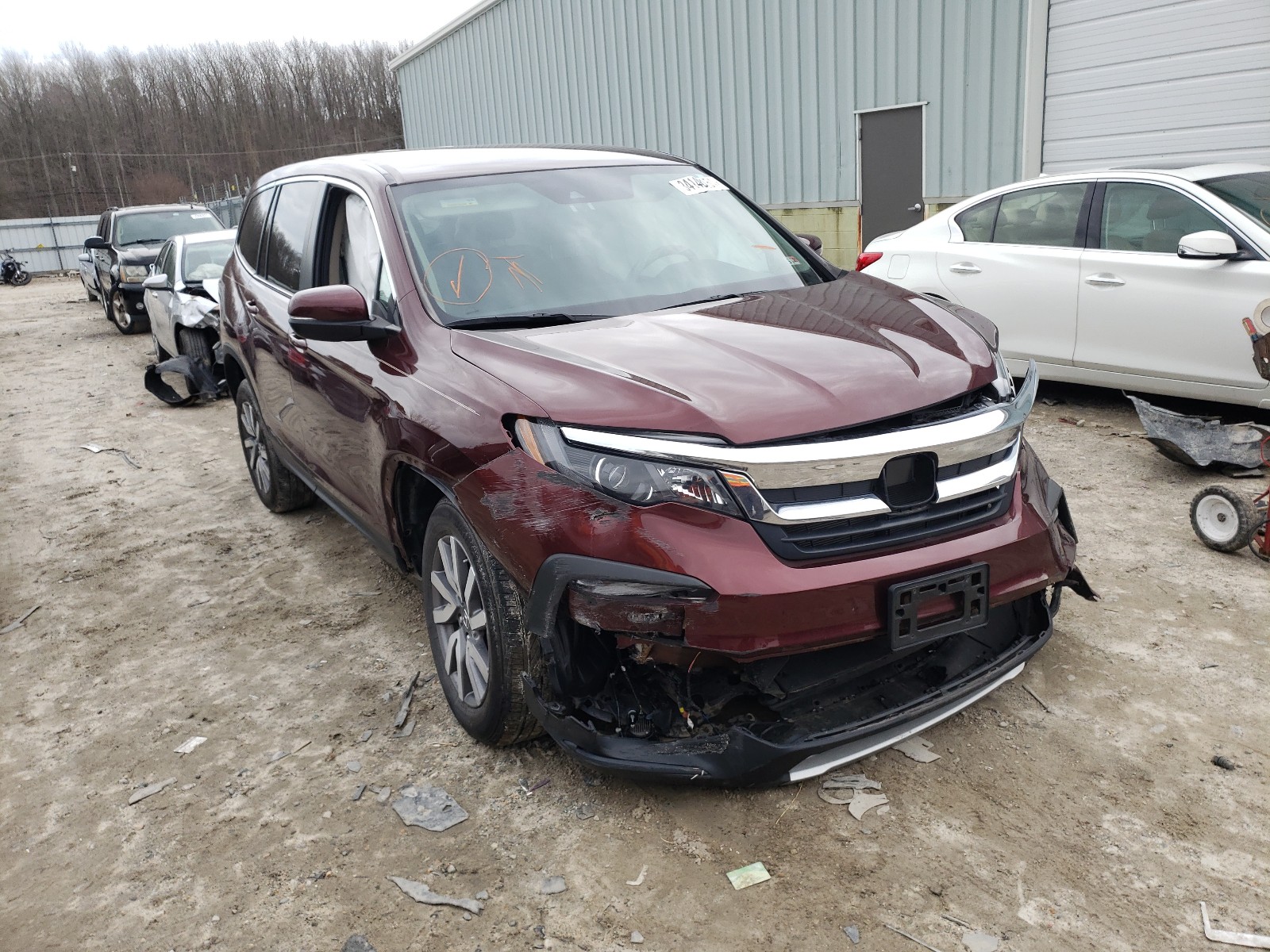 HONDA PILOT EX 2019 5fnyf5h32kb030165