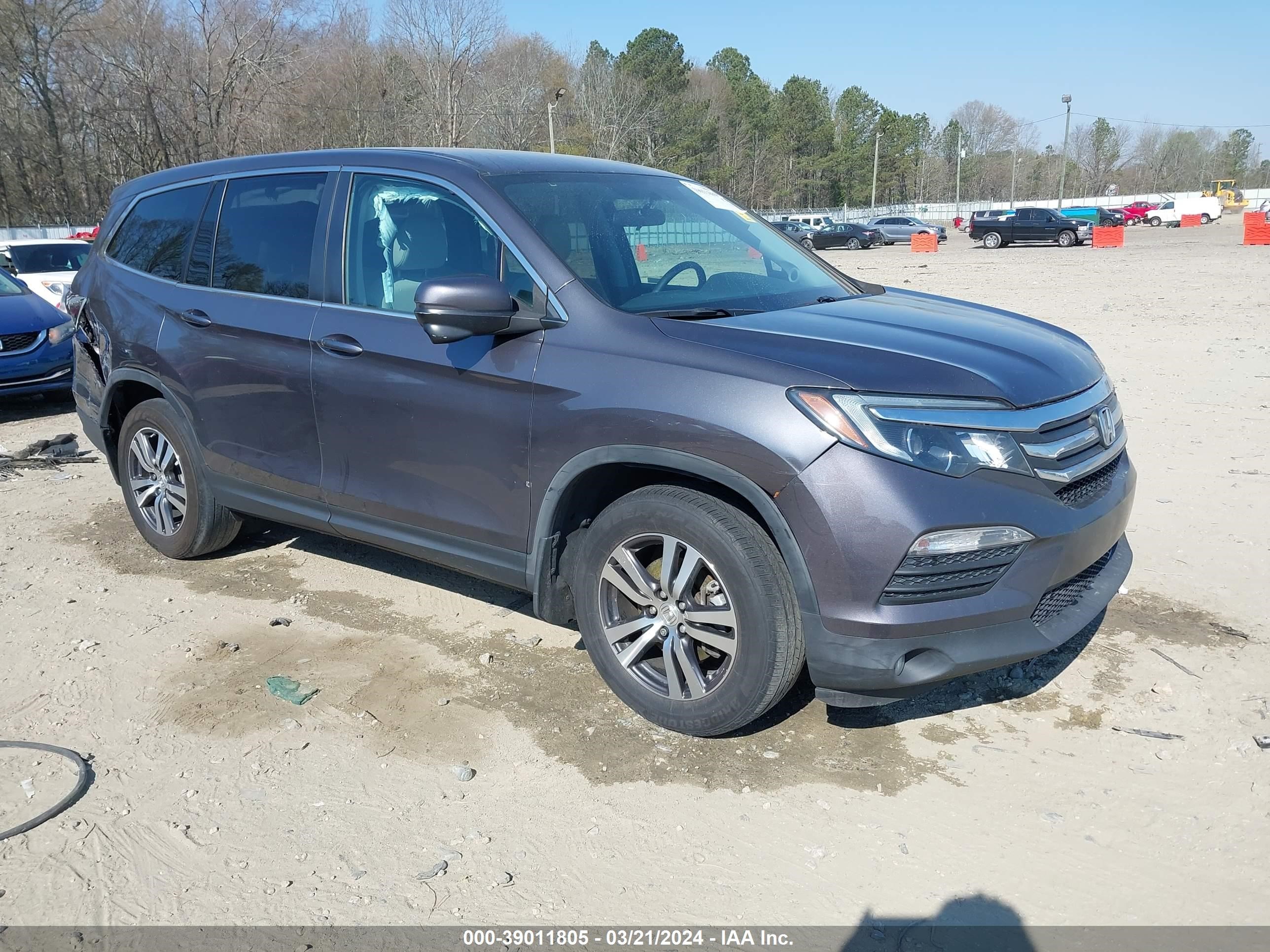 HONDA PILOT 2017 5fnyf5h36hb042120