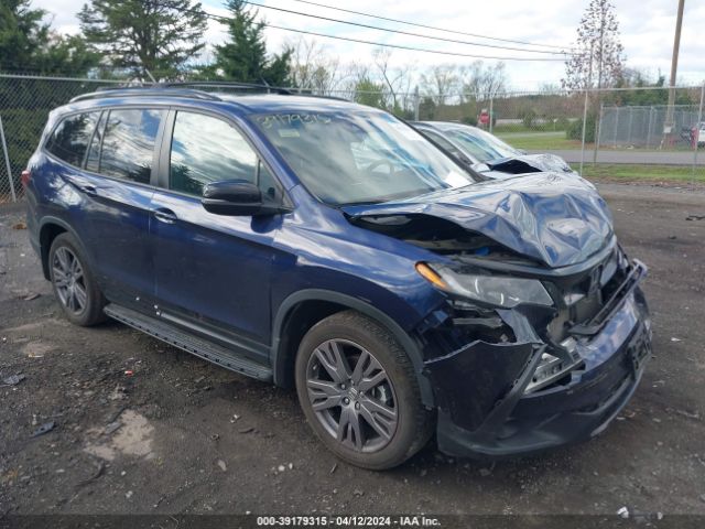 HONDA PILOT 2022 5fnyf5h37nb015102