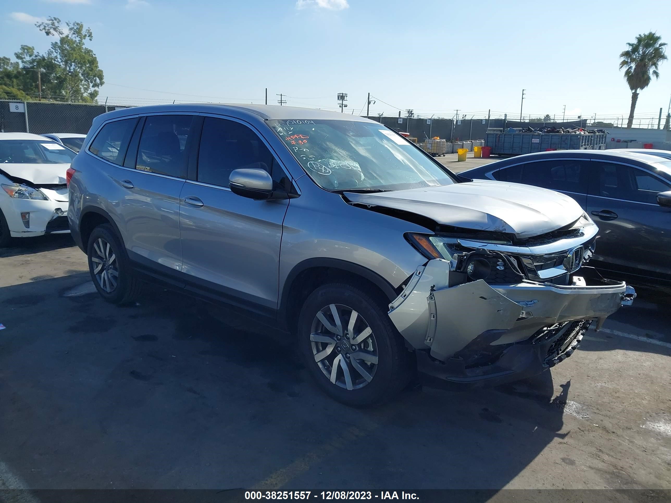 HONDA PILOT 2021 5fnyf5h3xmb010104