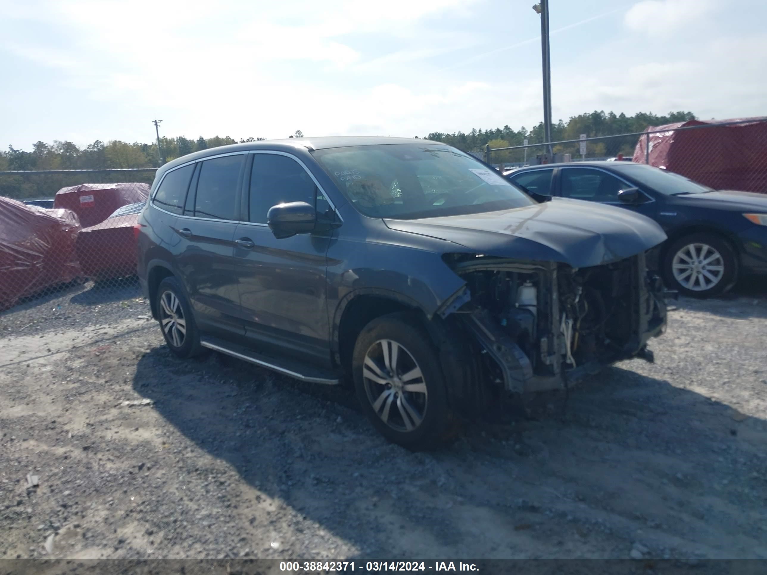 HONDA PILOT 2016 5fnyf5h4xgb015686