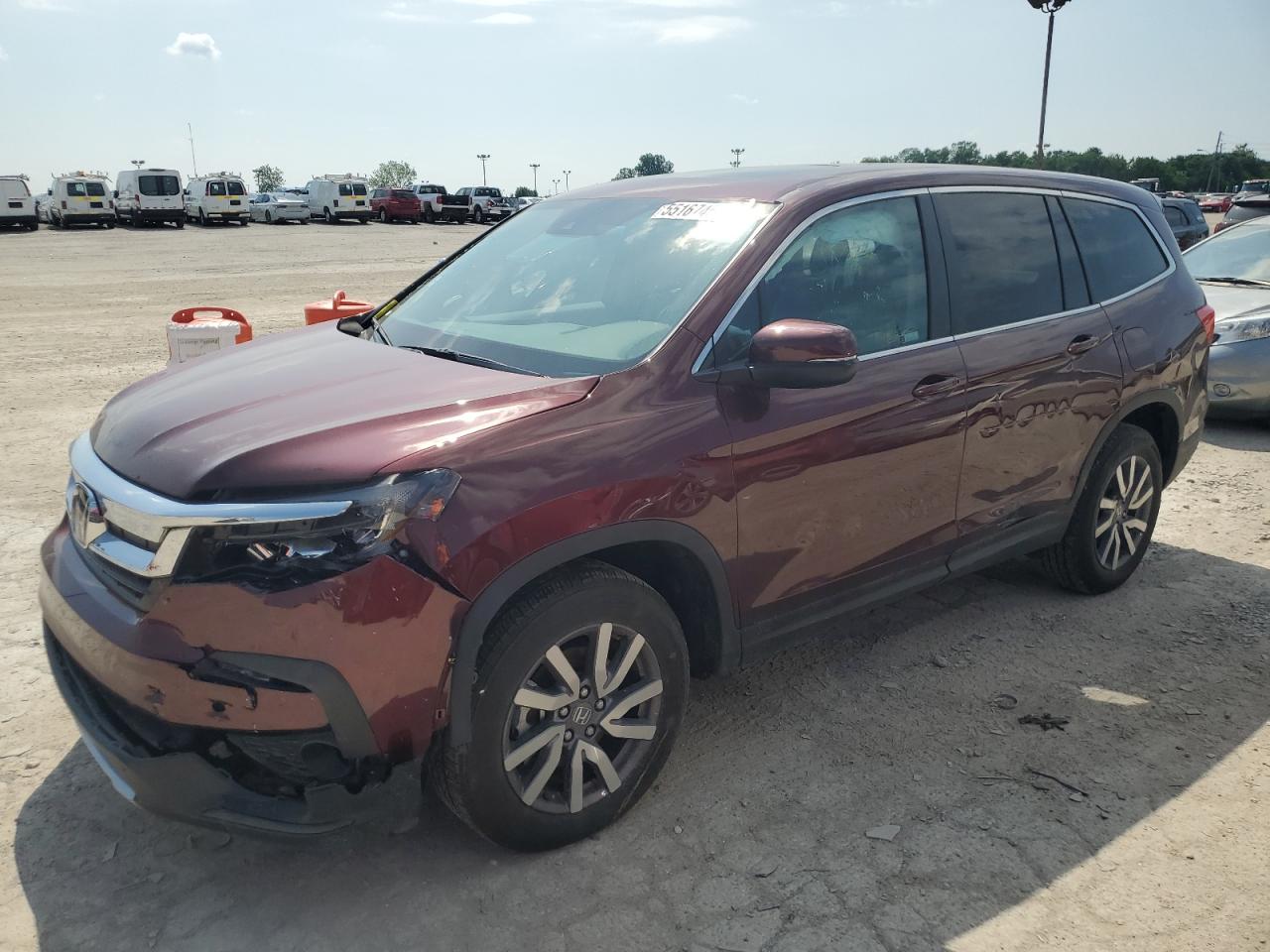 HONDA PILOT 2021 5fnyf5h50mb043355