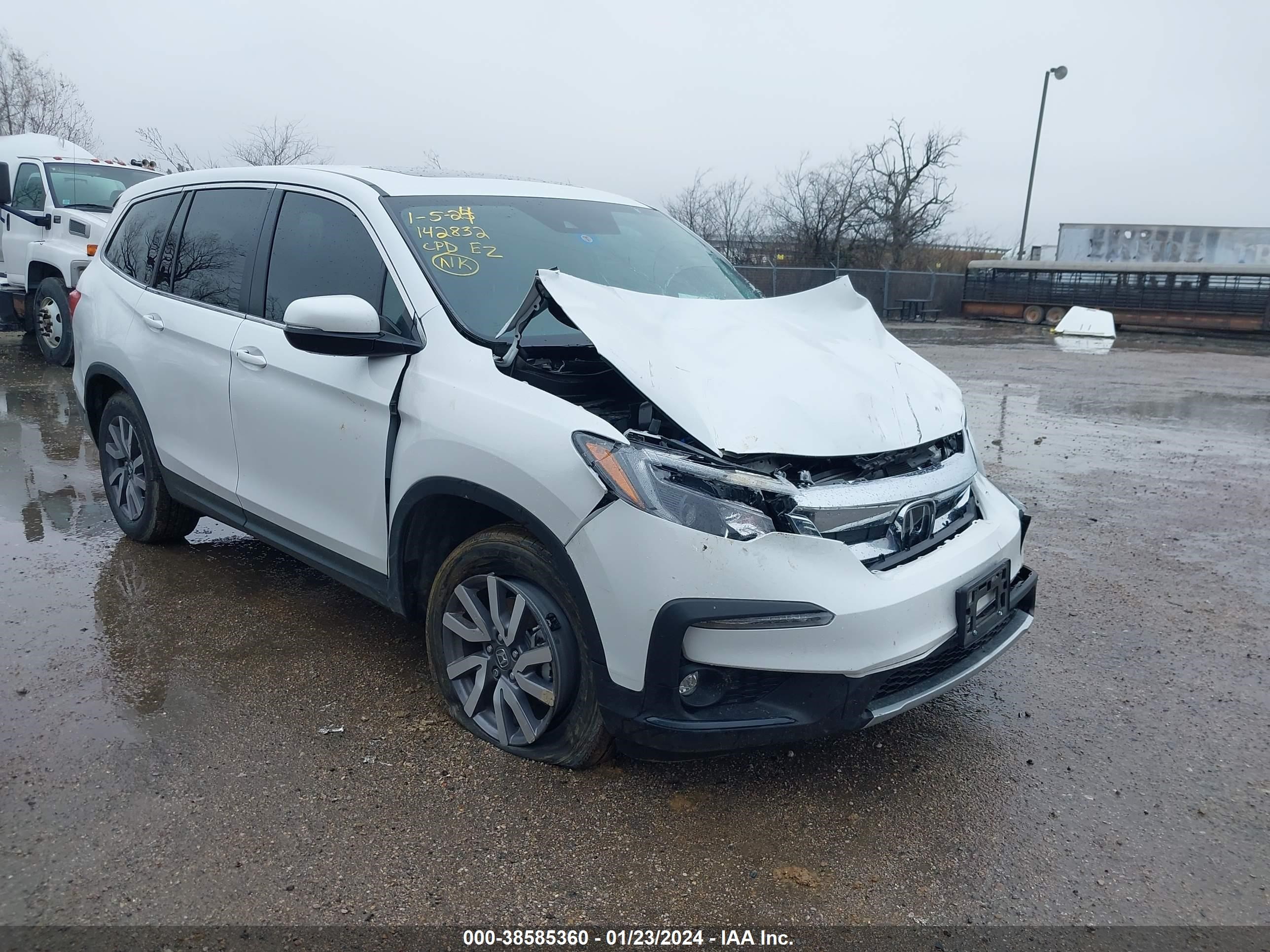 HONDA PILOT 2022 5fnyf5h50nb036410