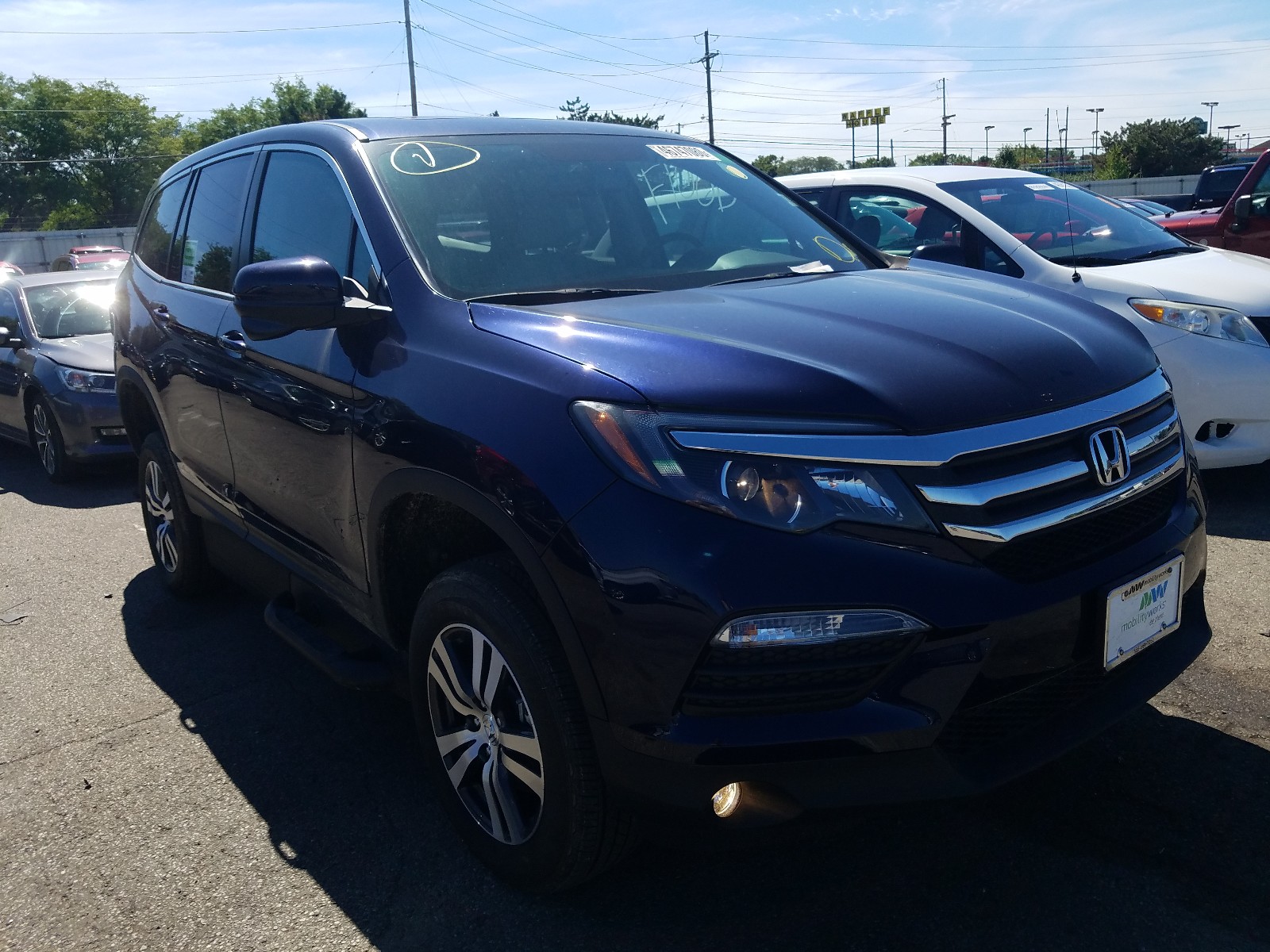 HONDA PILOT 2018 5fnyf5h51jb014443