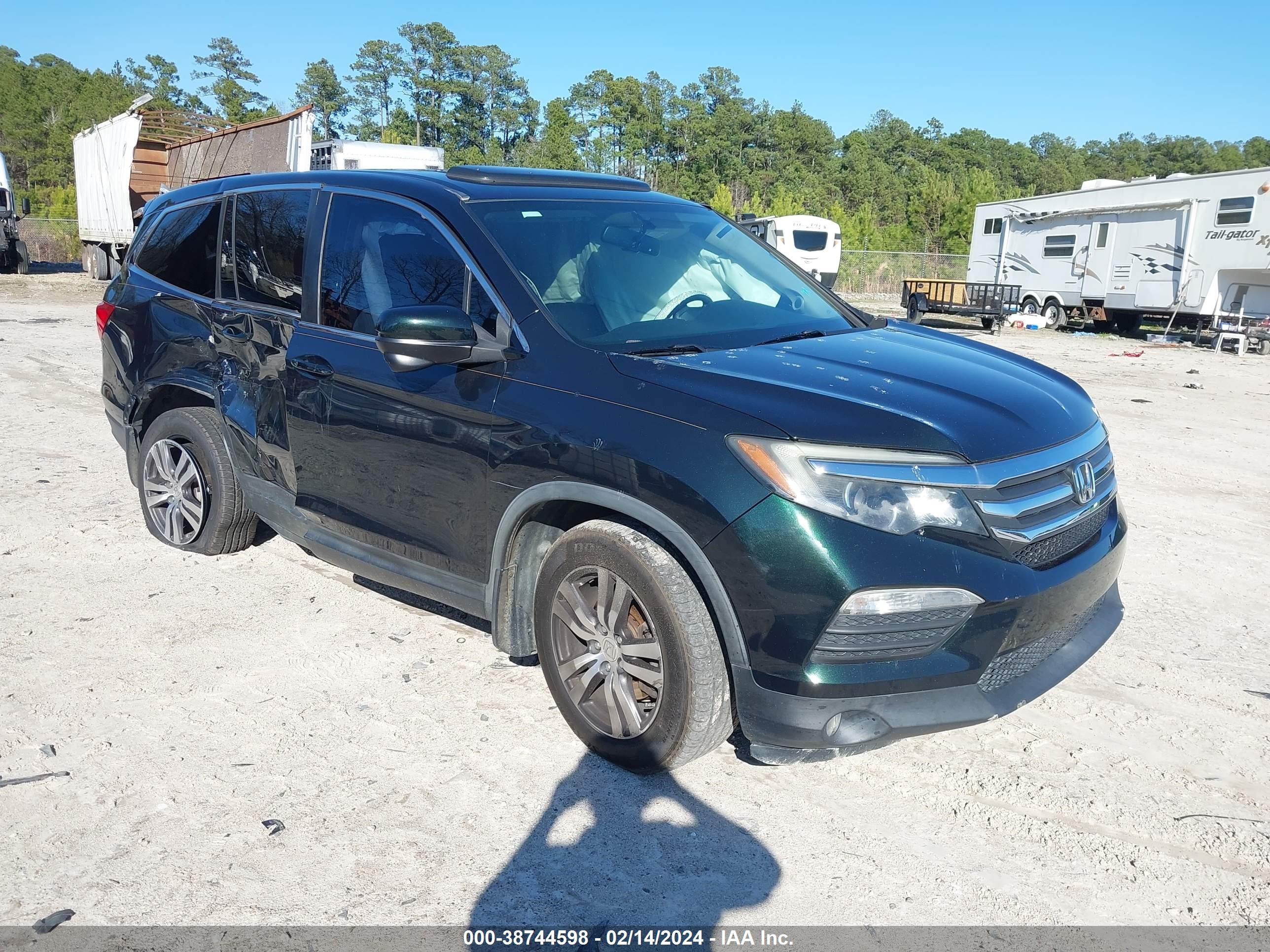 HONDA PILOT 2016 5fnyf5h53gb011262