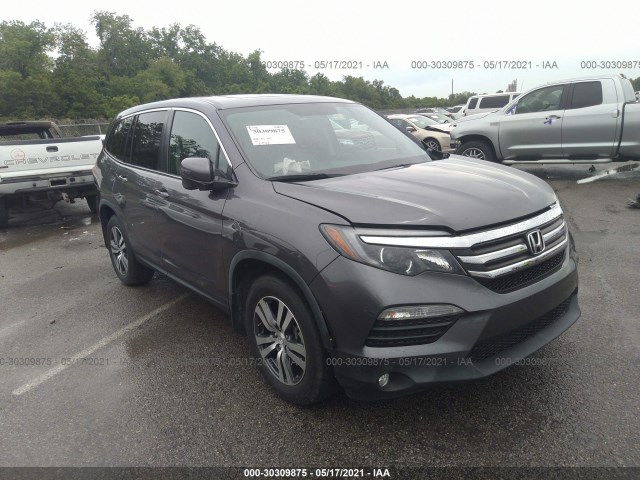 HONDA PILOT EXL 2017 5fnyf5h54hb027309