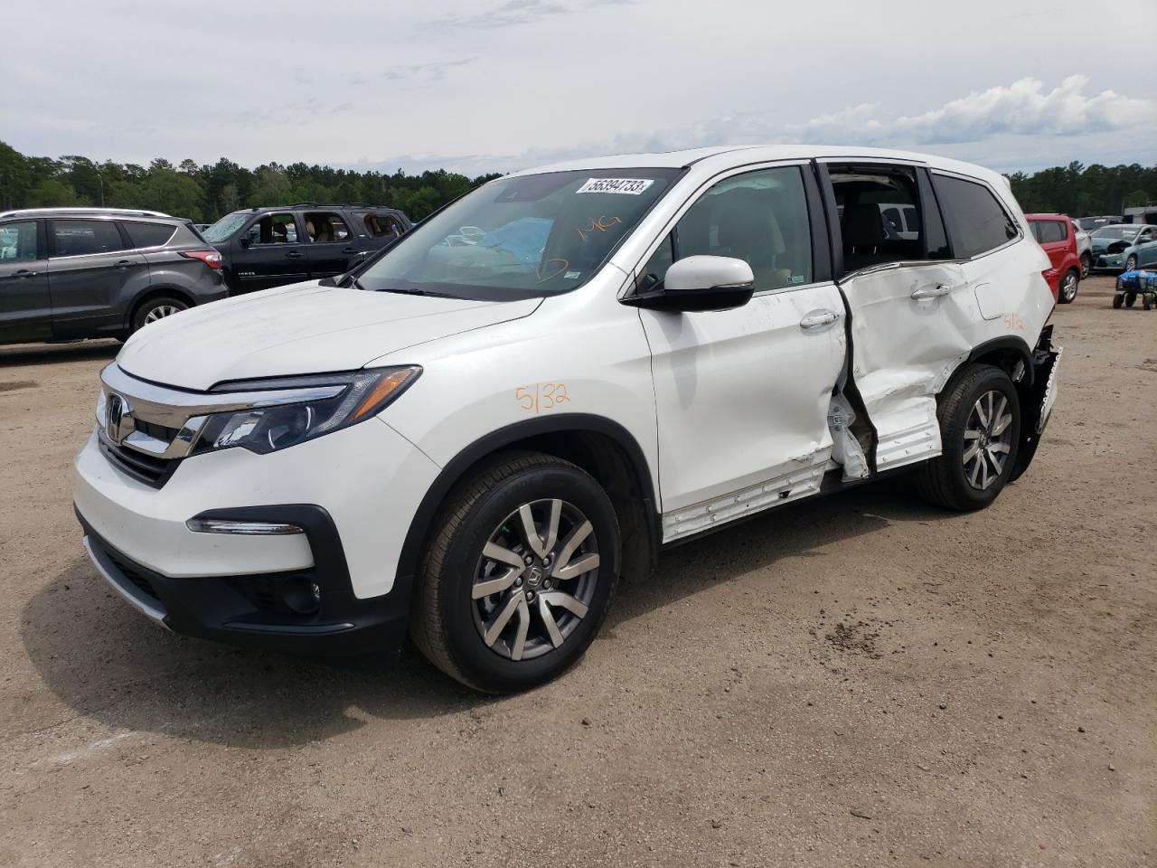 HONDA PILOT 2021 5fnyf5h55mb018242