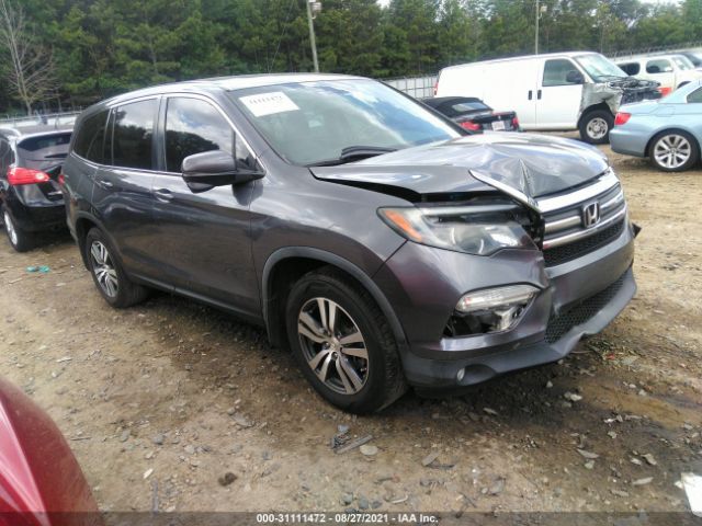 HONDA PILOT EXL 2016 5fnyf5h56gb010297