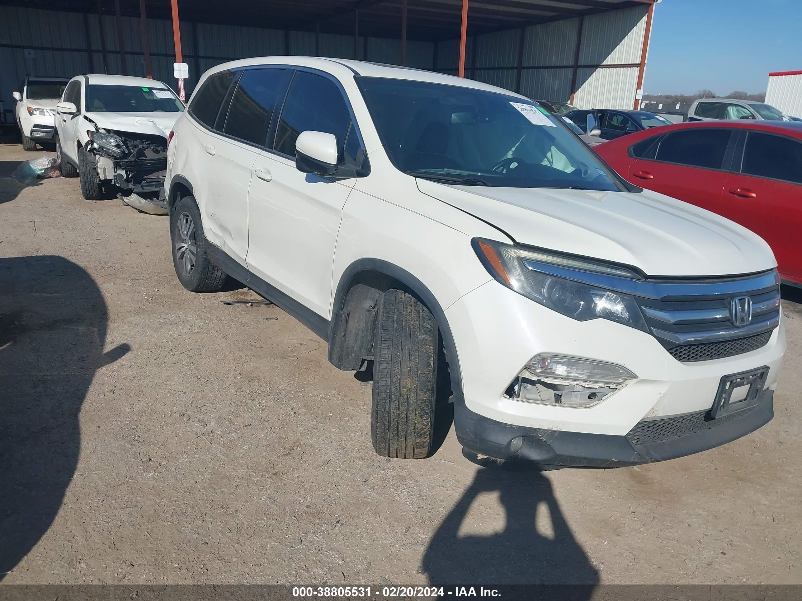 HONDA PILOT 2017 5fnyf5h56hb036237