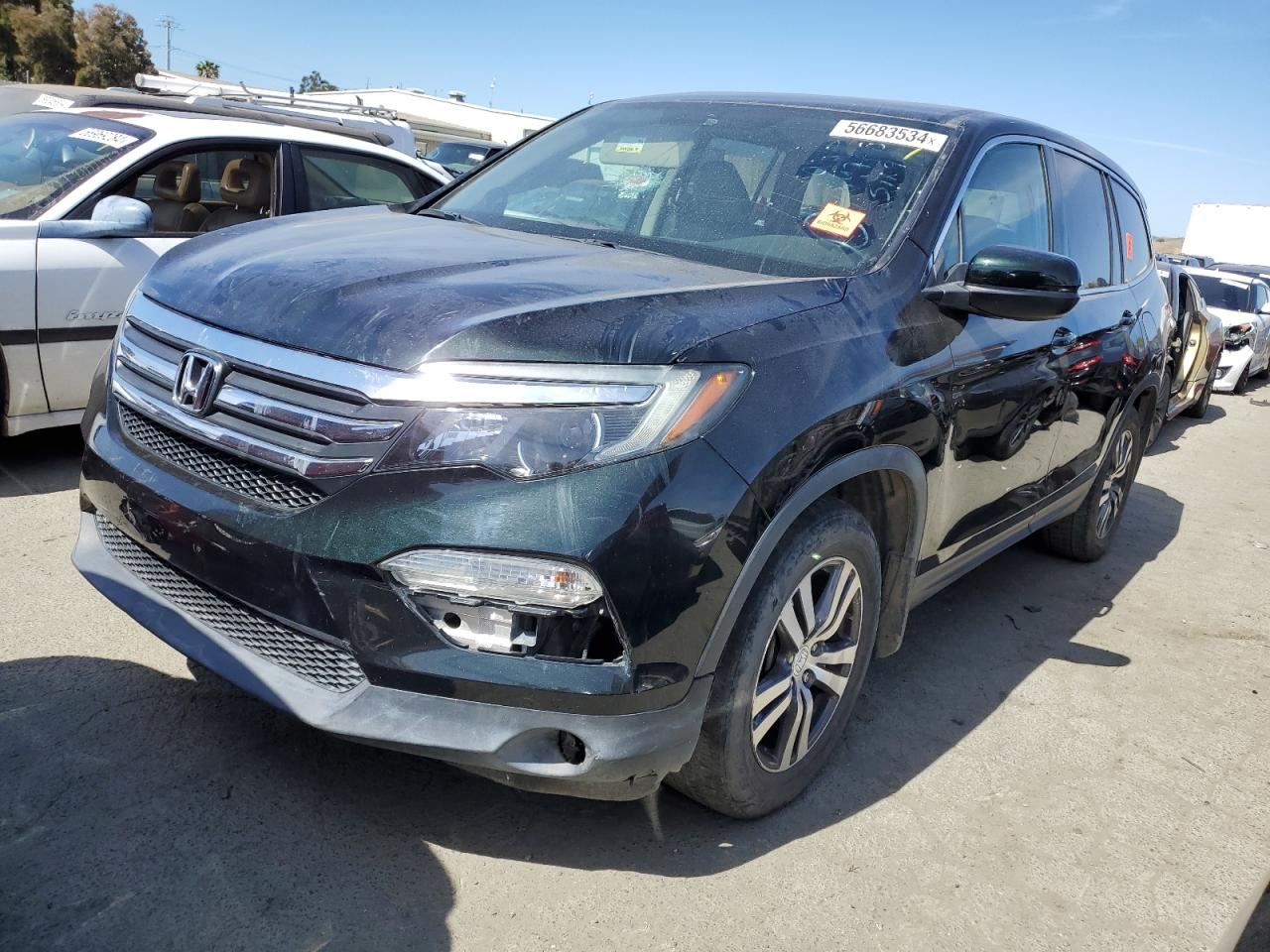 HONDA PILOT 2018 5fnyf5h56jb032355