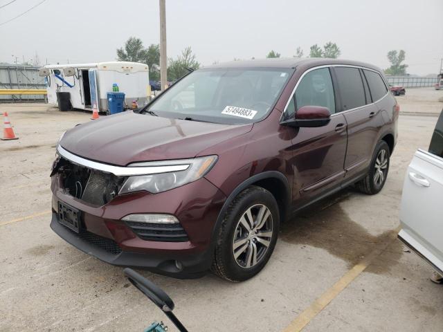 HONDA PILOT EXL 2016 5fnyf5h58gb017025