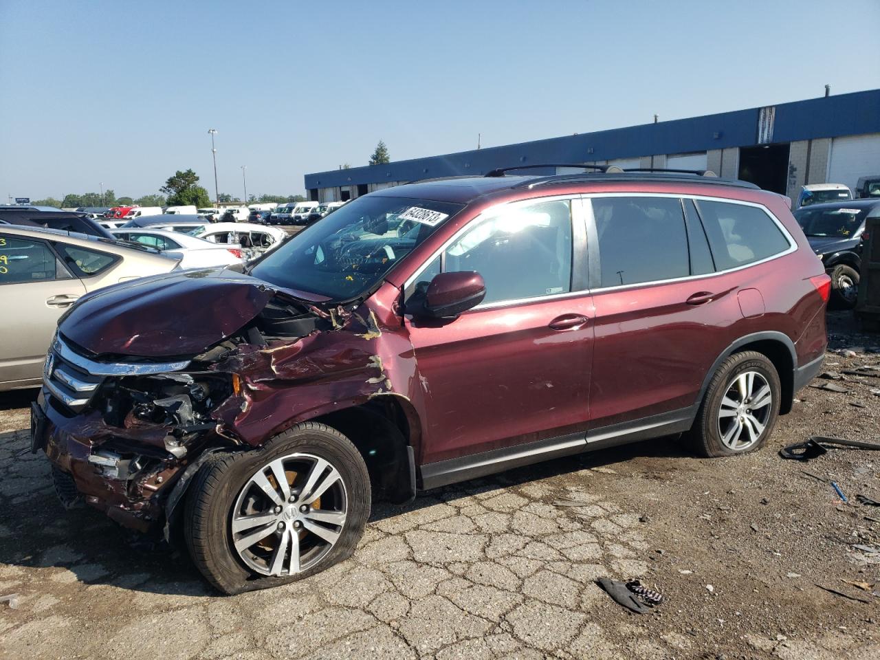 HONDA PILOT 2018 5fnyf5h58jb020546