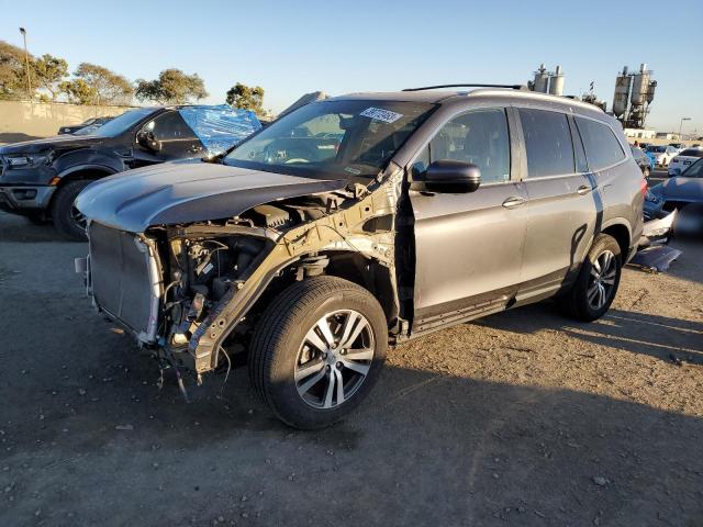 HONDA PILOT EXL 2017 5fnyf5h59hb006746