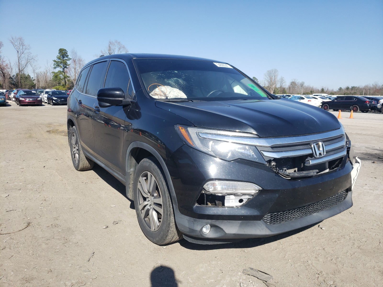 HONDA PILOT EXL 2017 5fnyf5h59hb012692