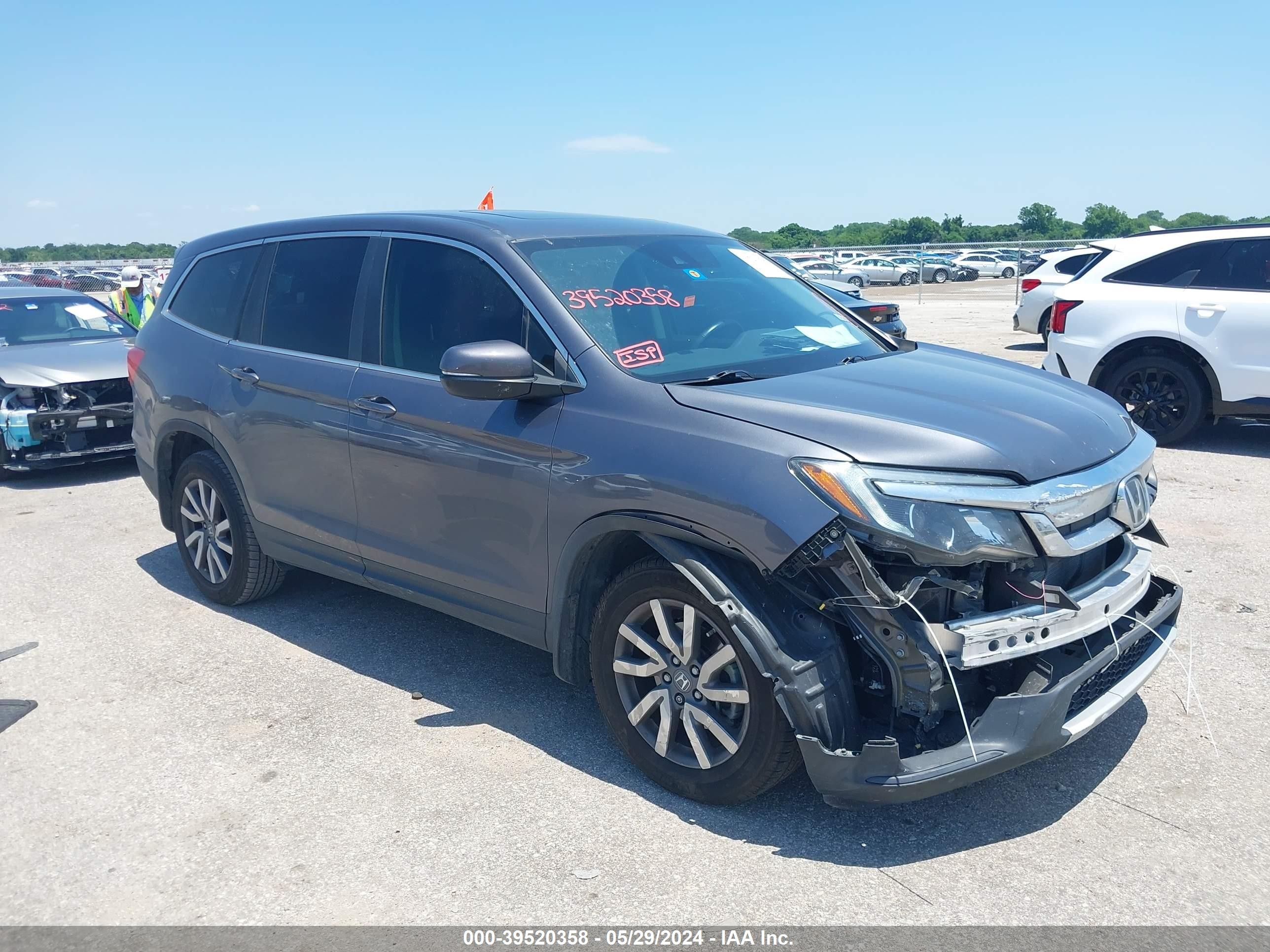 HONDA PILOT 2019 5fnyf5h59kb042363