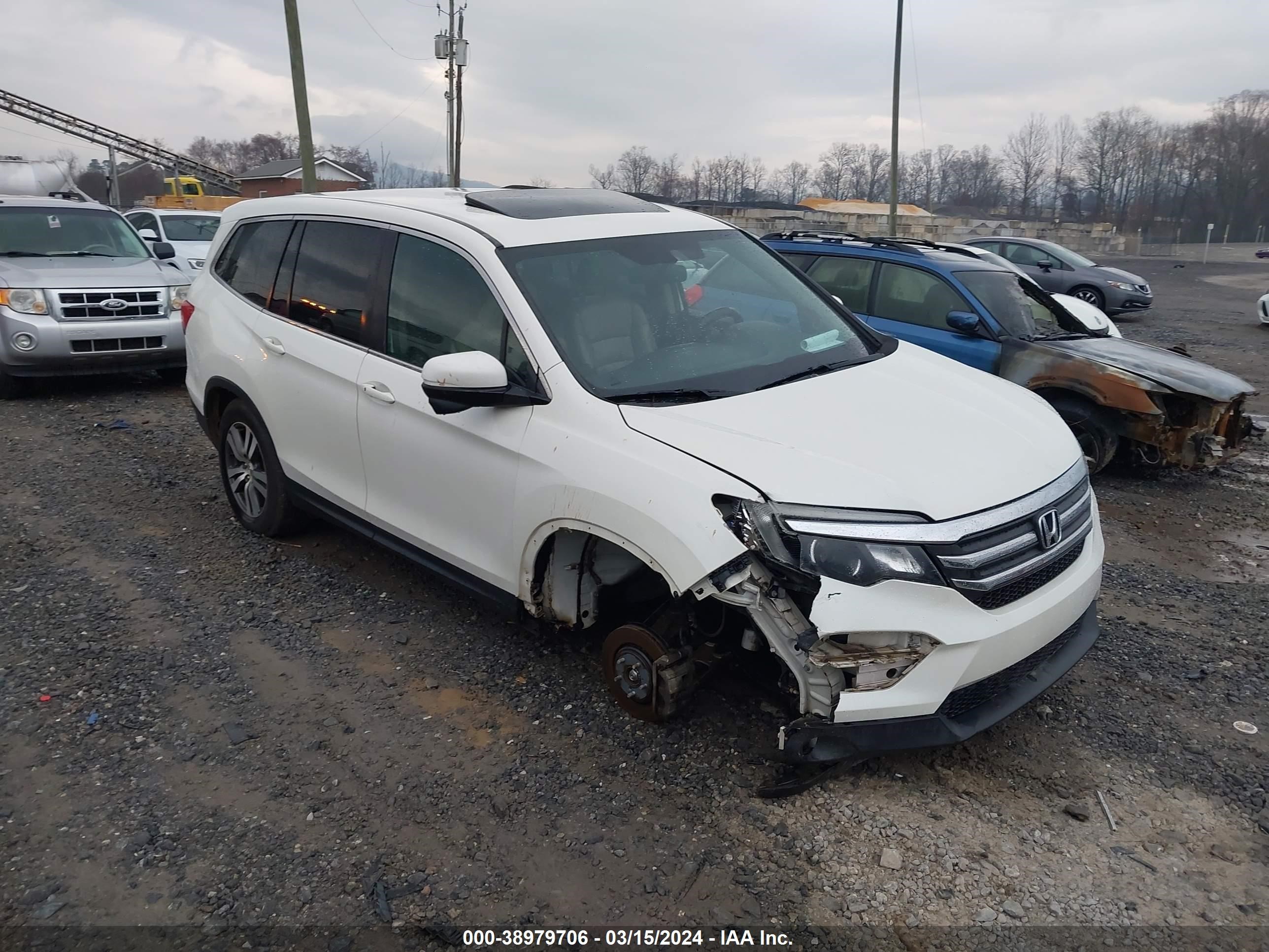 HONDA PILOT 2016 5fnyf5h5xgb034036