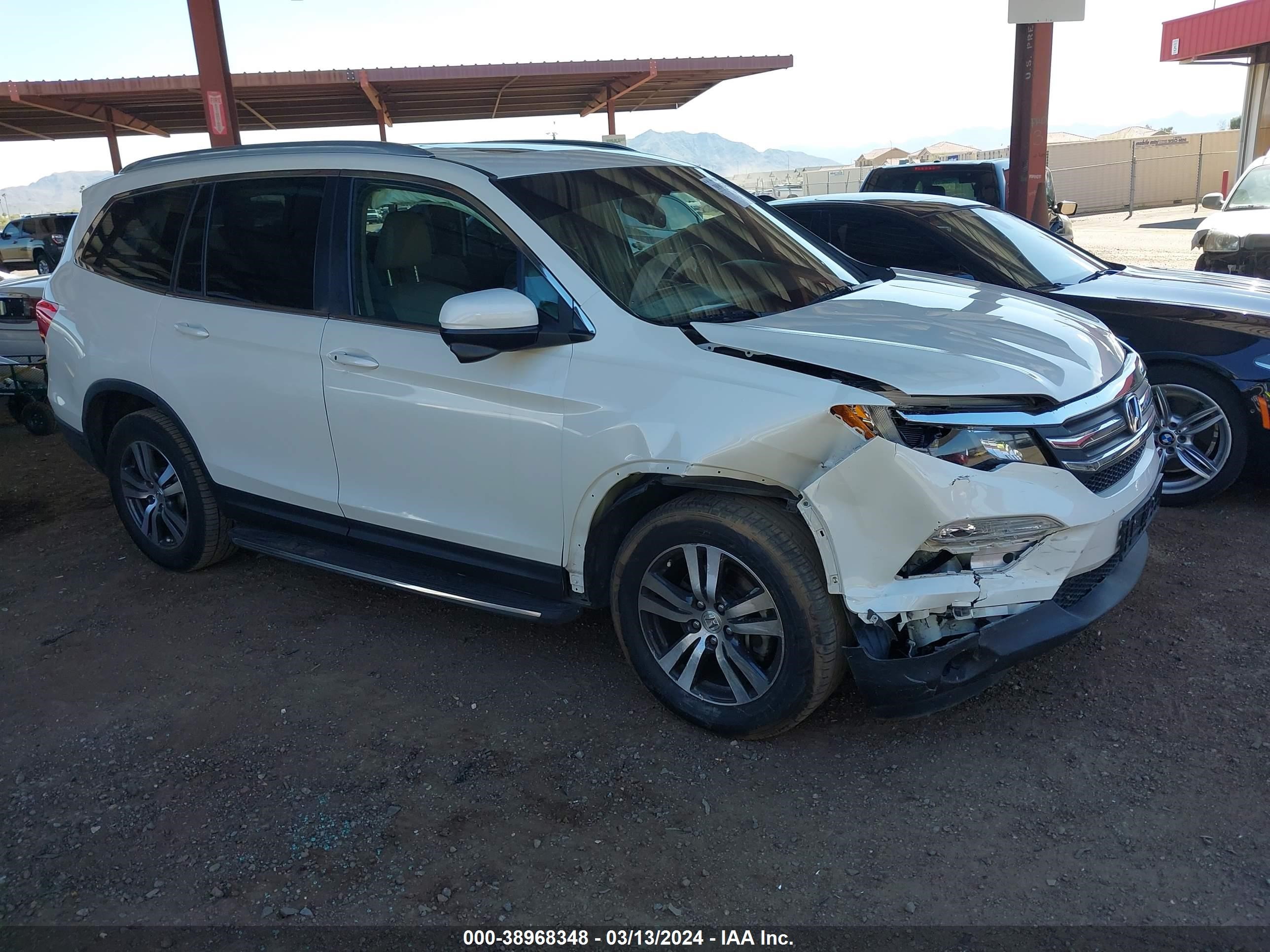 HONDA PILOT 2017 5fnyf5h76hb013624