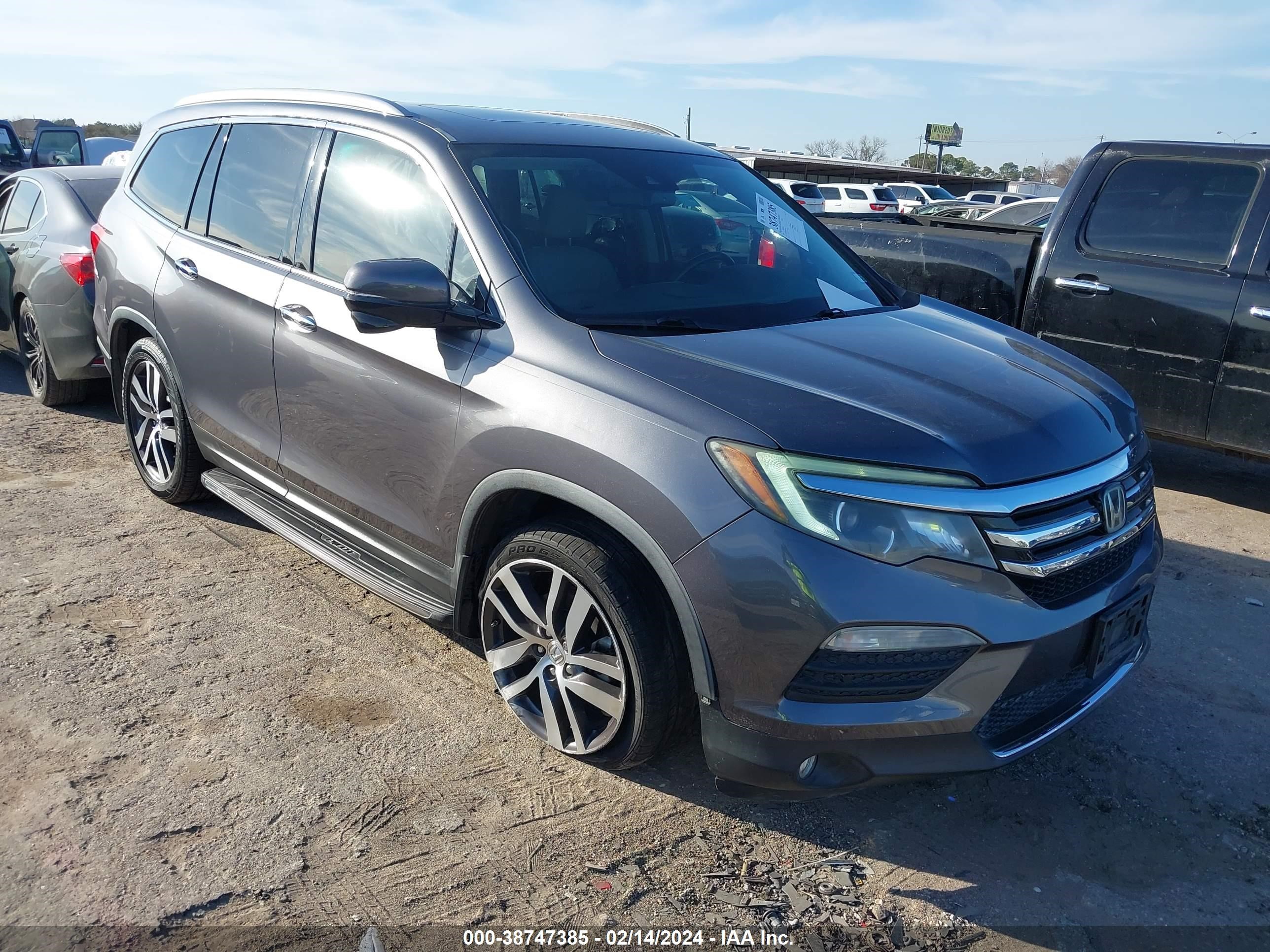 HONDA PILOT 2016 5fnyf5h90gb023050