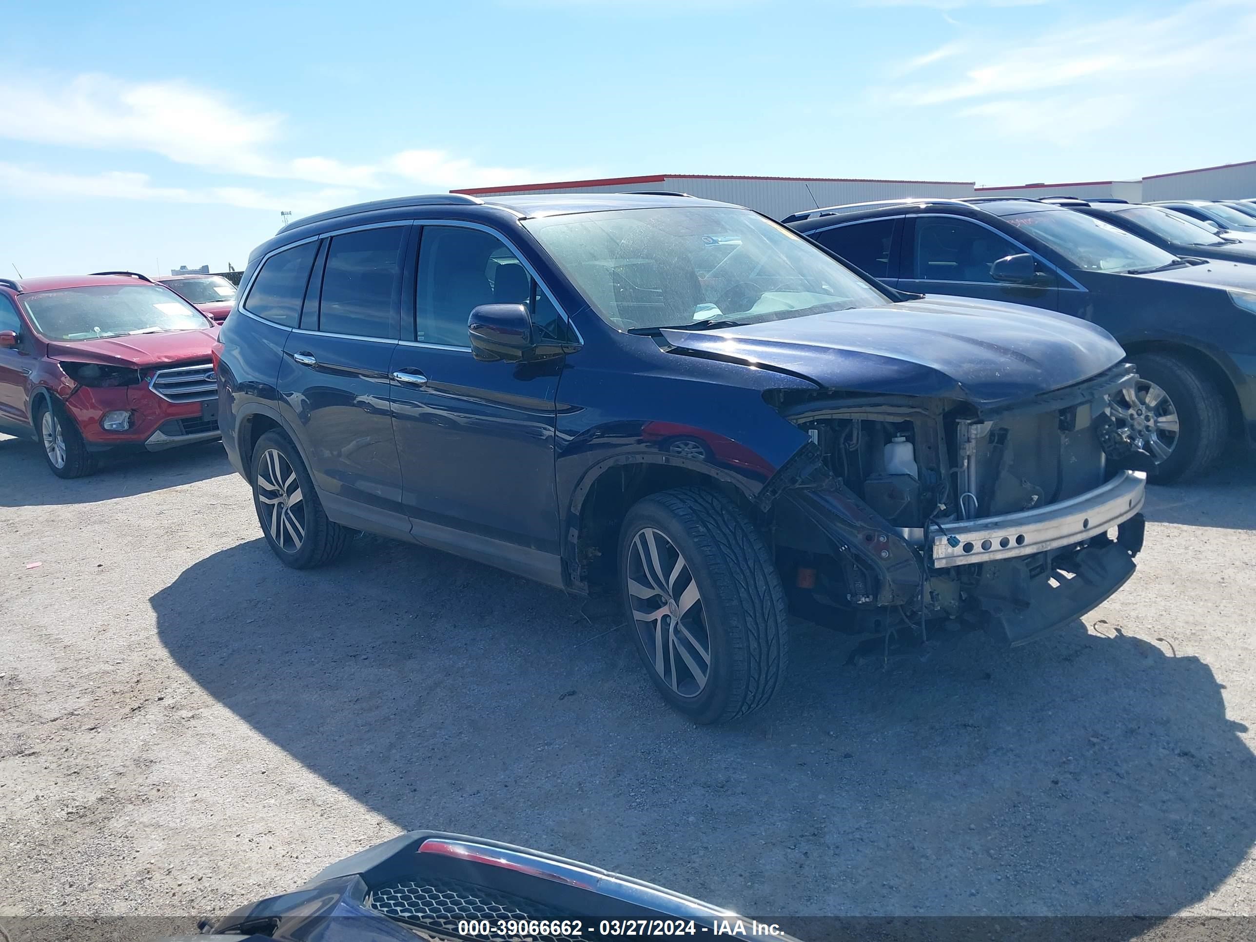 HONDA PILOT 2017 5fnyf5h93hb015140