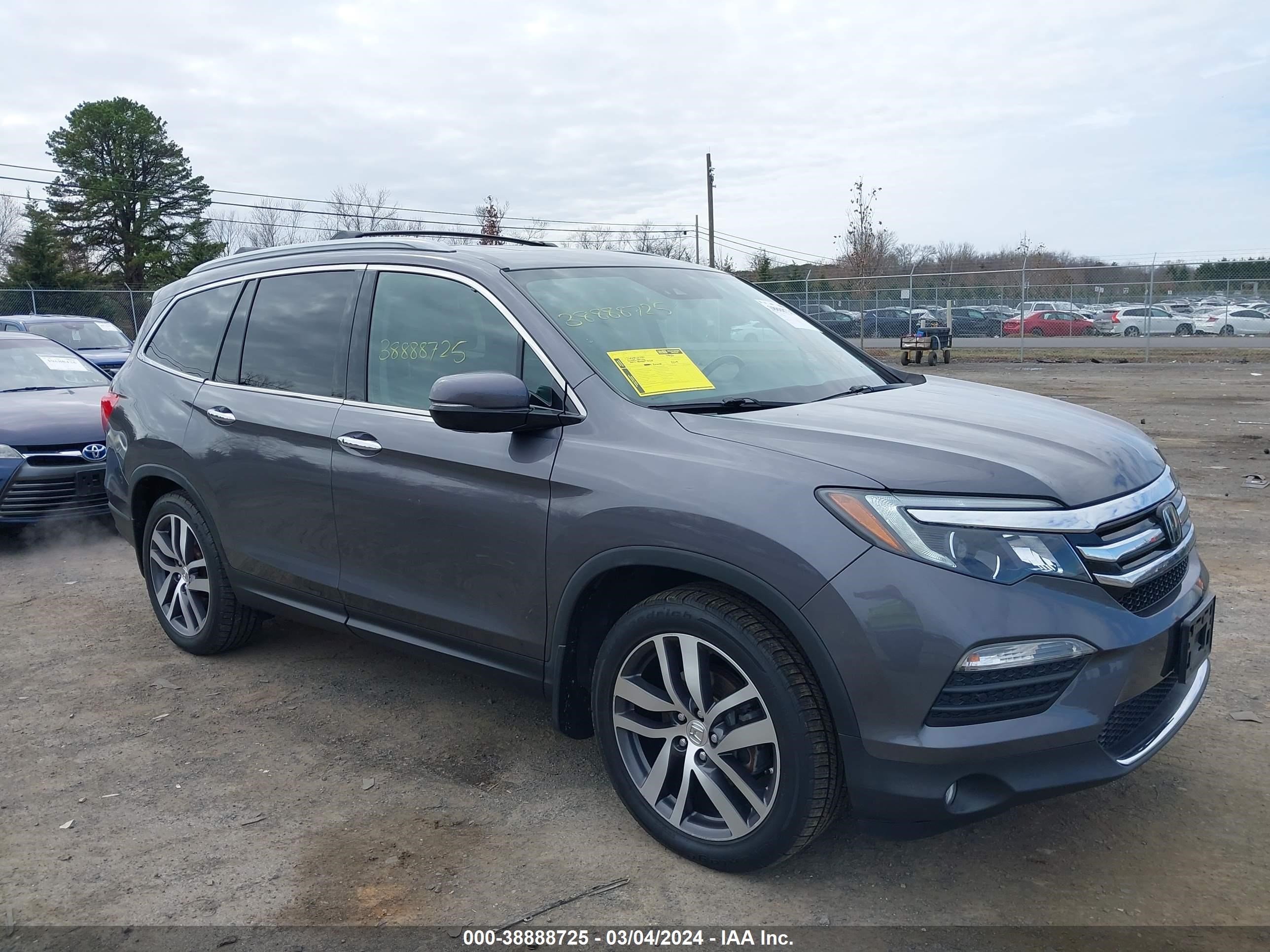 HONDA PILOT 2017 5fnyf6h0xhb067808