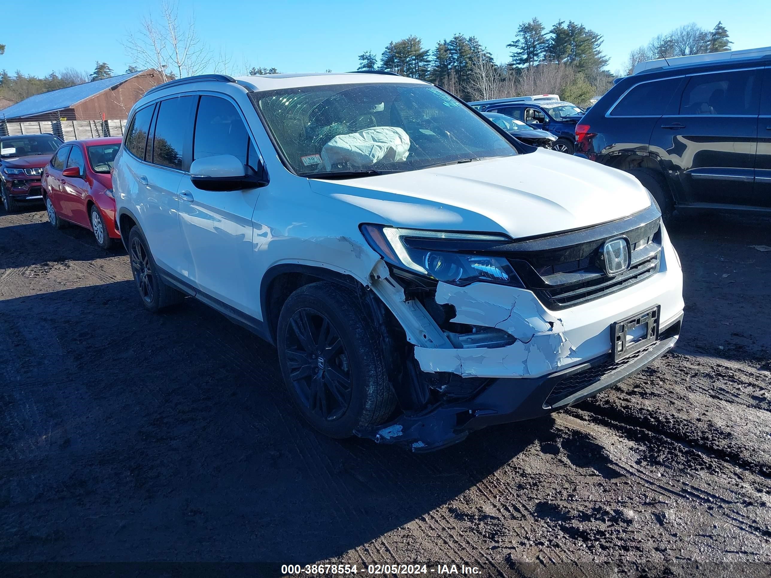 HONDA PILOT 2022 5fnyf6h23nb079389