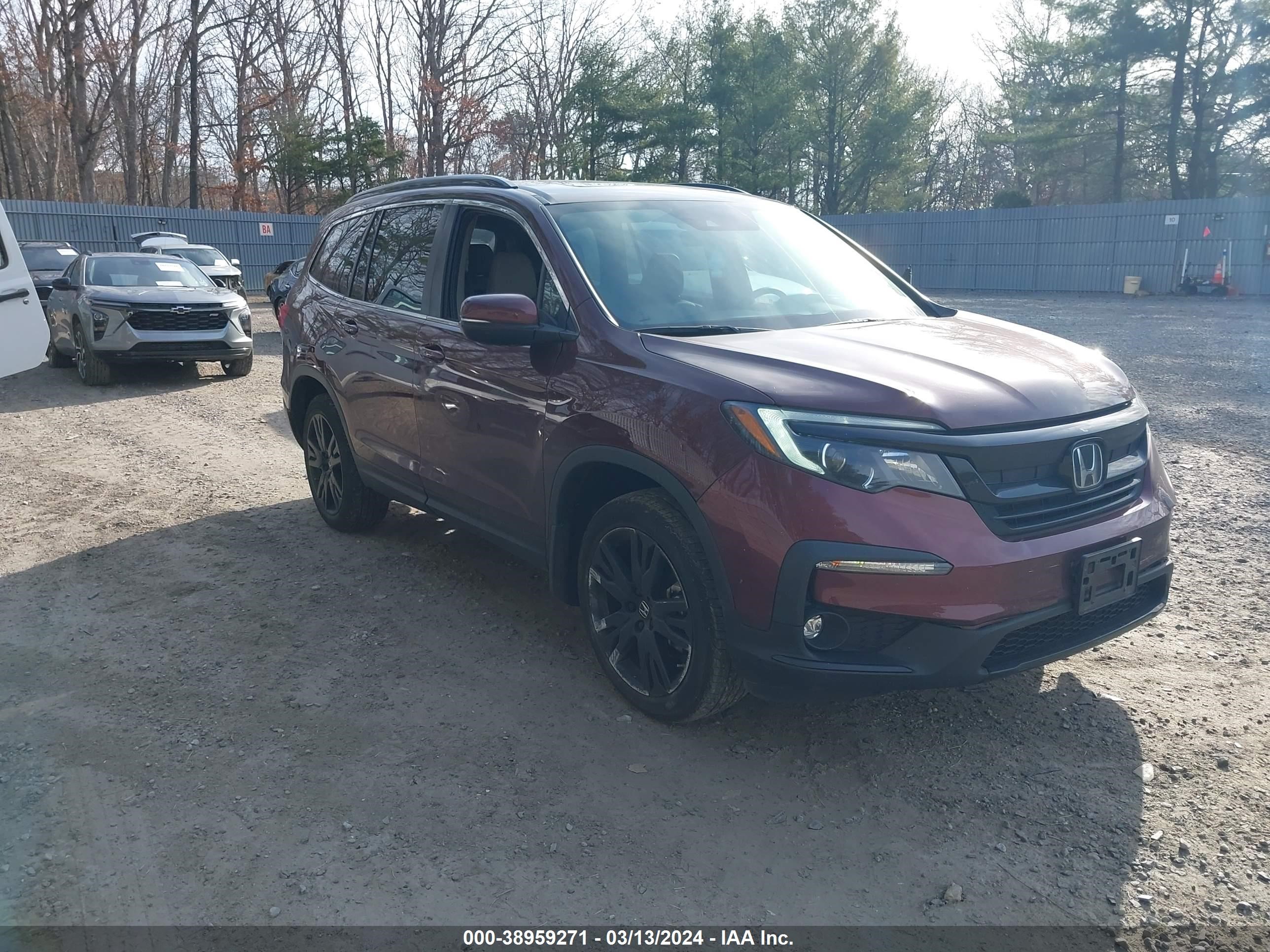 HONDA PILOT 2022 5fnyf6h24nb045641