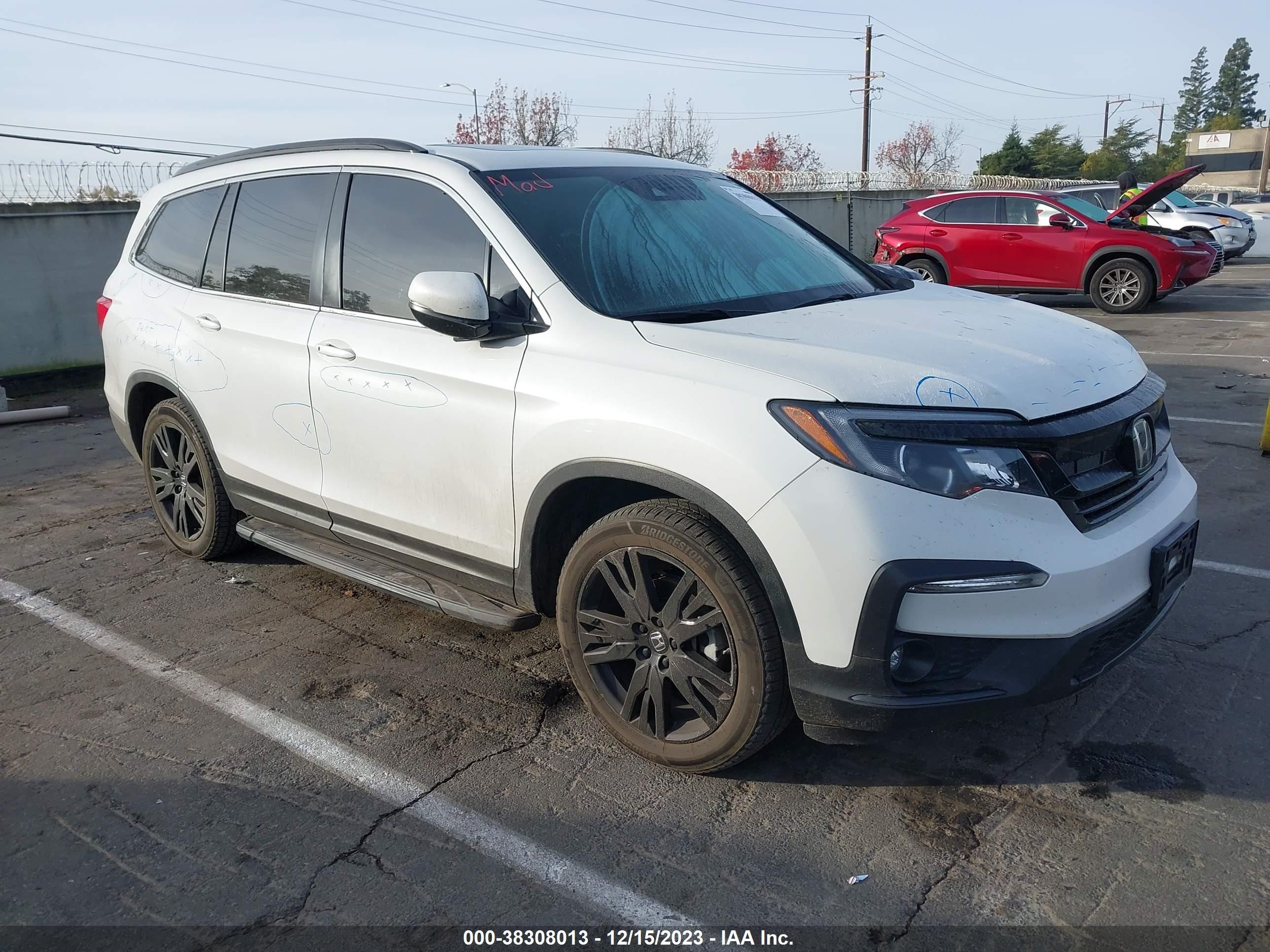 HONDA PILOT 2021 5fnyf6h27mb028332