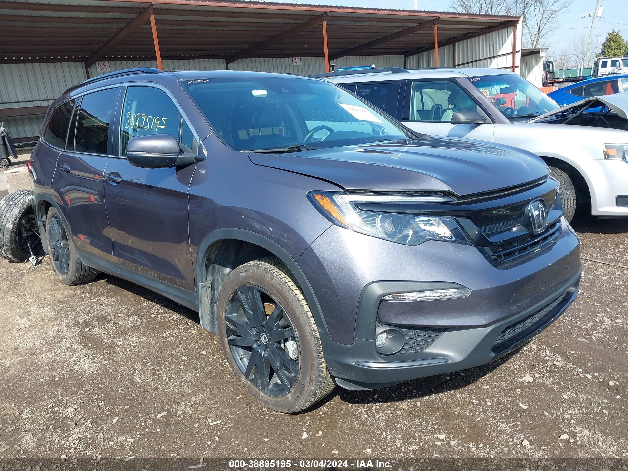 HONDA PILOT 2022 5fnyf6h2xnb028486