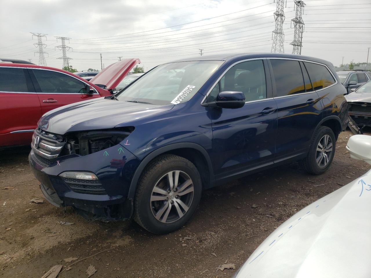 HONDA PILOT 2018 5fnyf6h37jb016069