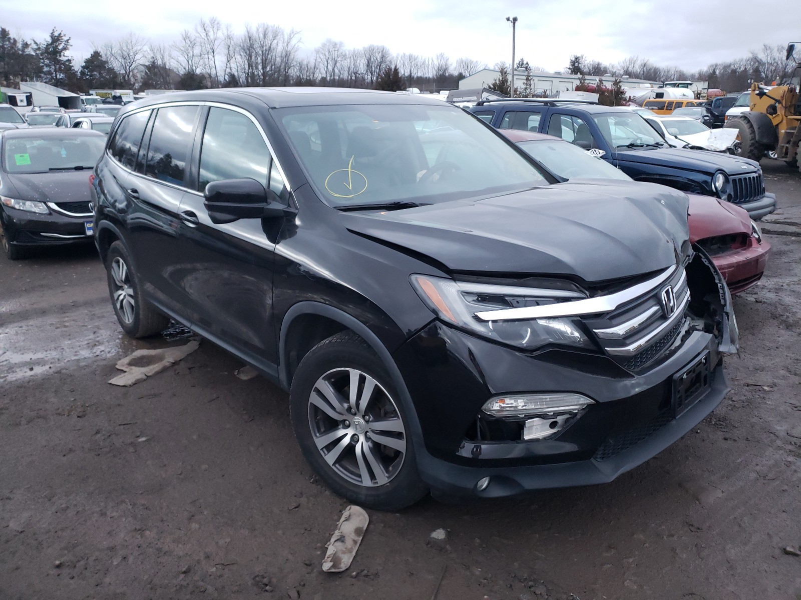 HONDA PILOT EXL 2016 5fnyf6h50gb035783