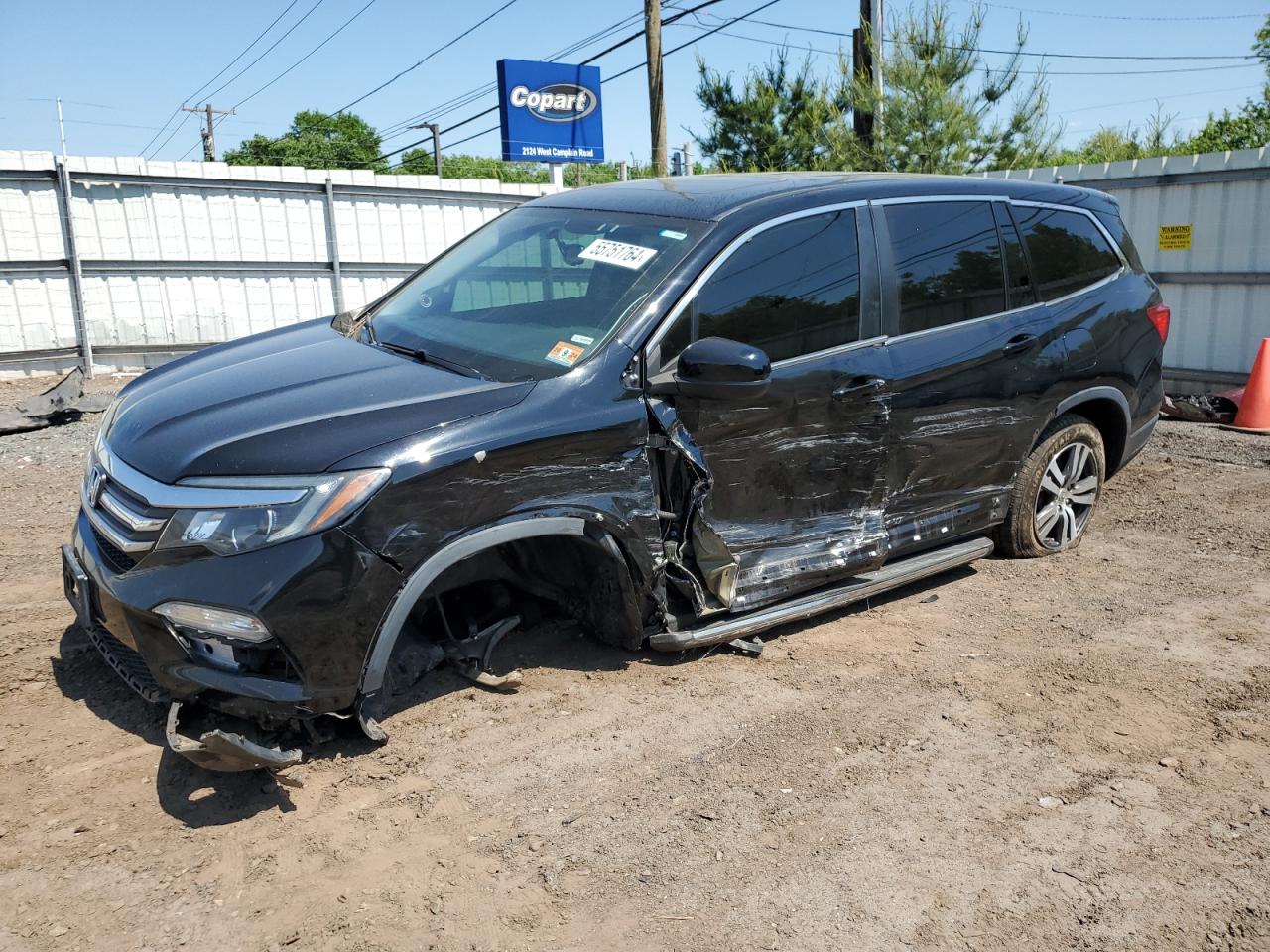 HONDA PILOT 2017 5fnyf6h53hb057049