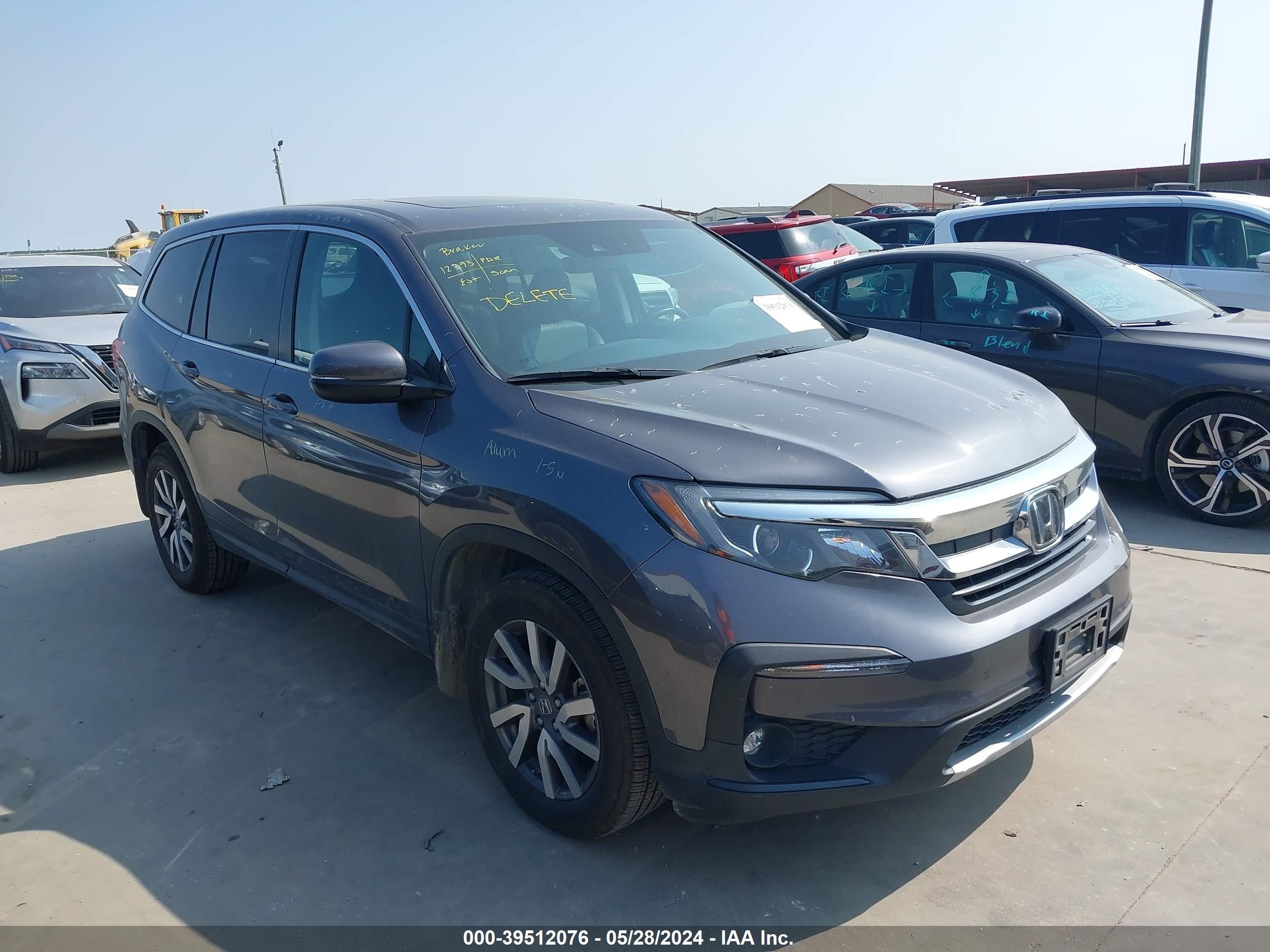 HONDA PILOT 2022 5fnyf6h59nb017537